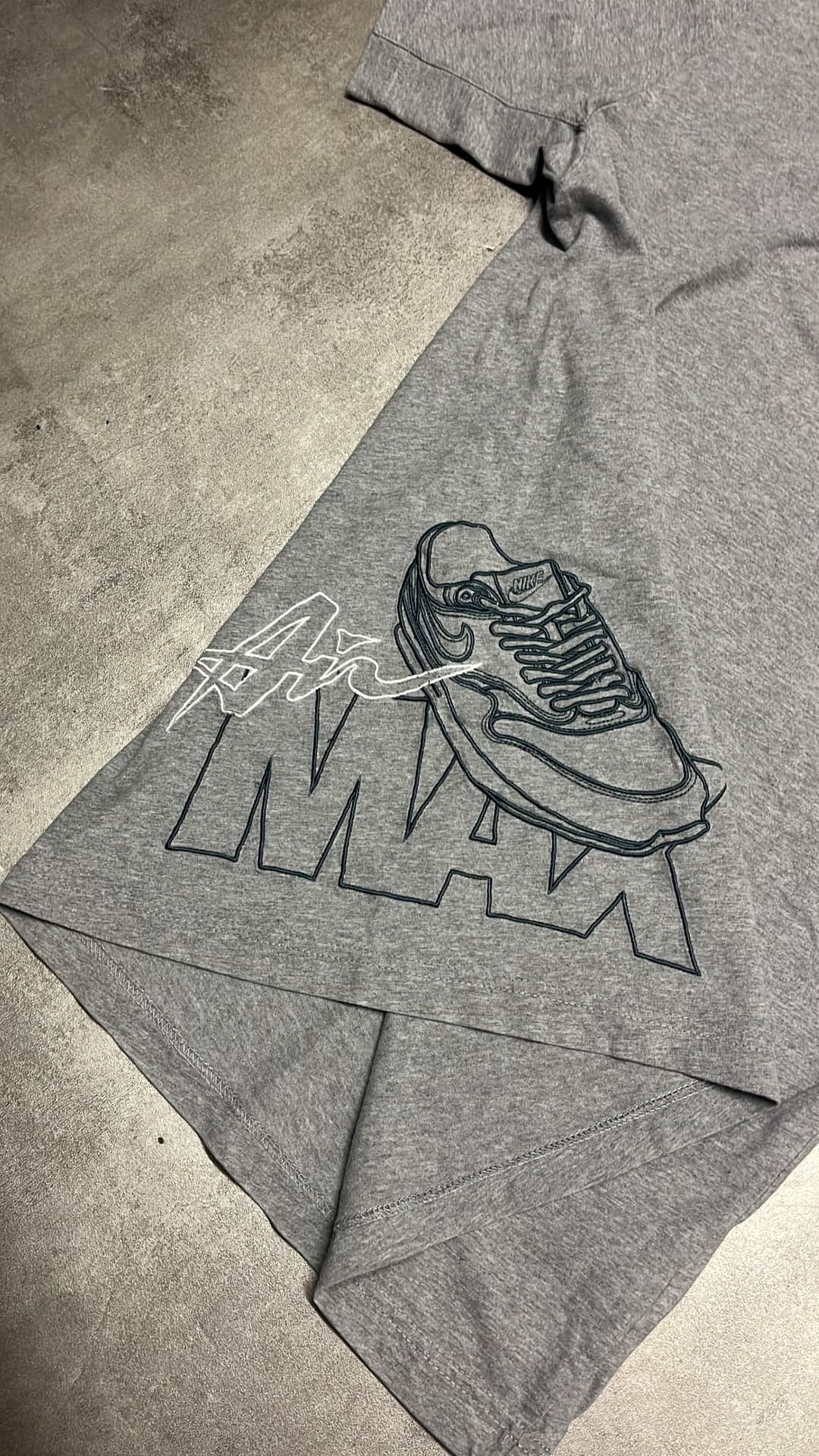 Nike Airmax 1987 Poloshirt Grey — 3