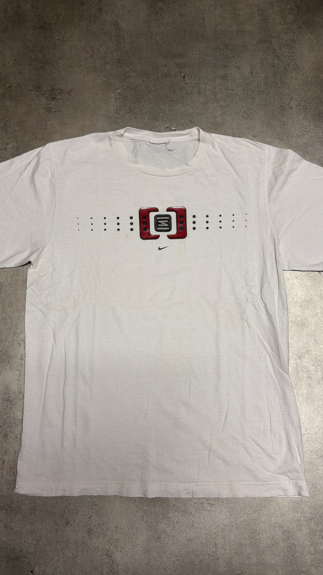 Nike Shox T-Shirt White/Red — 2