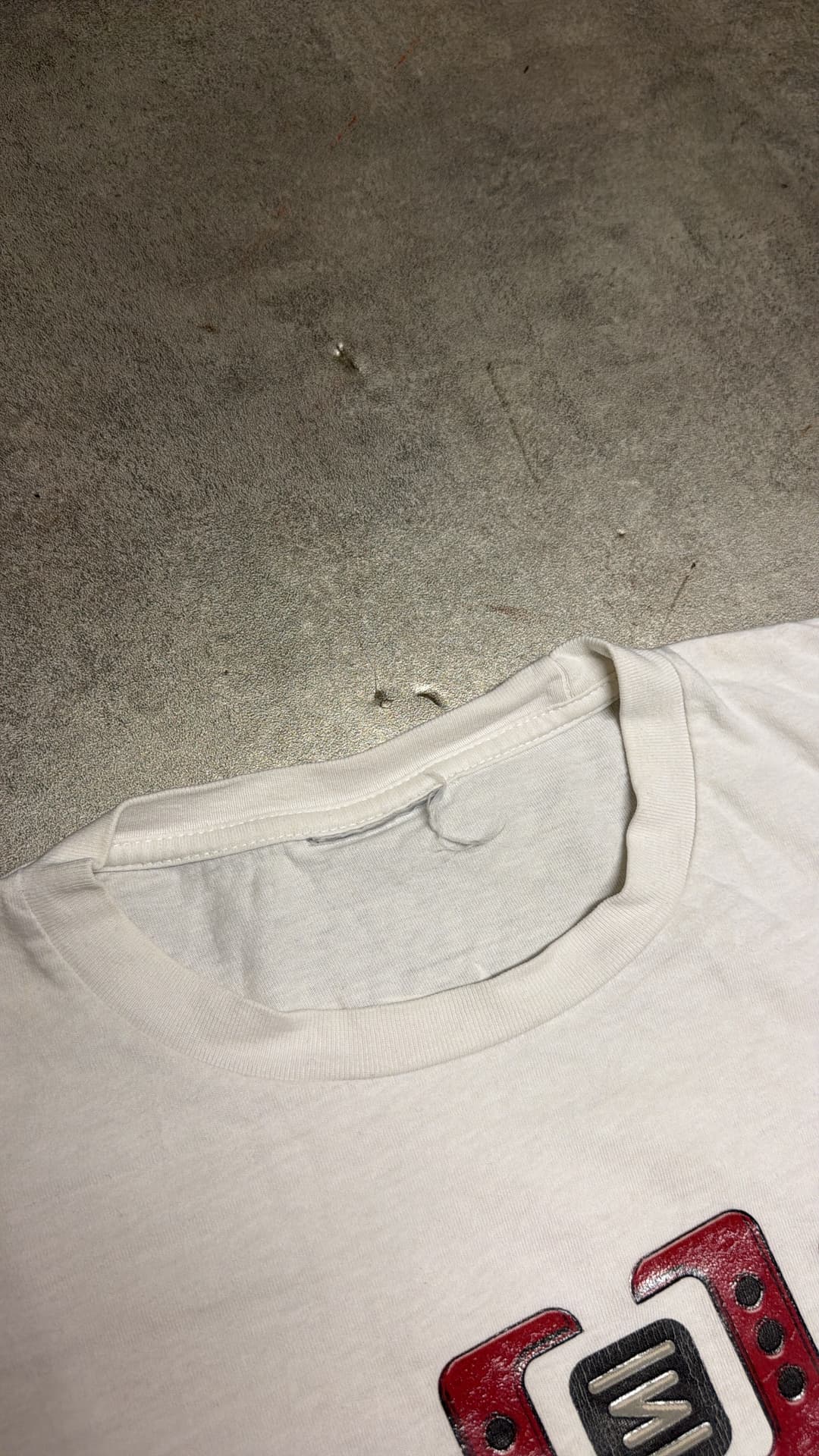 Nike Shox T-Shirt White/Red — 5