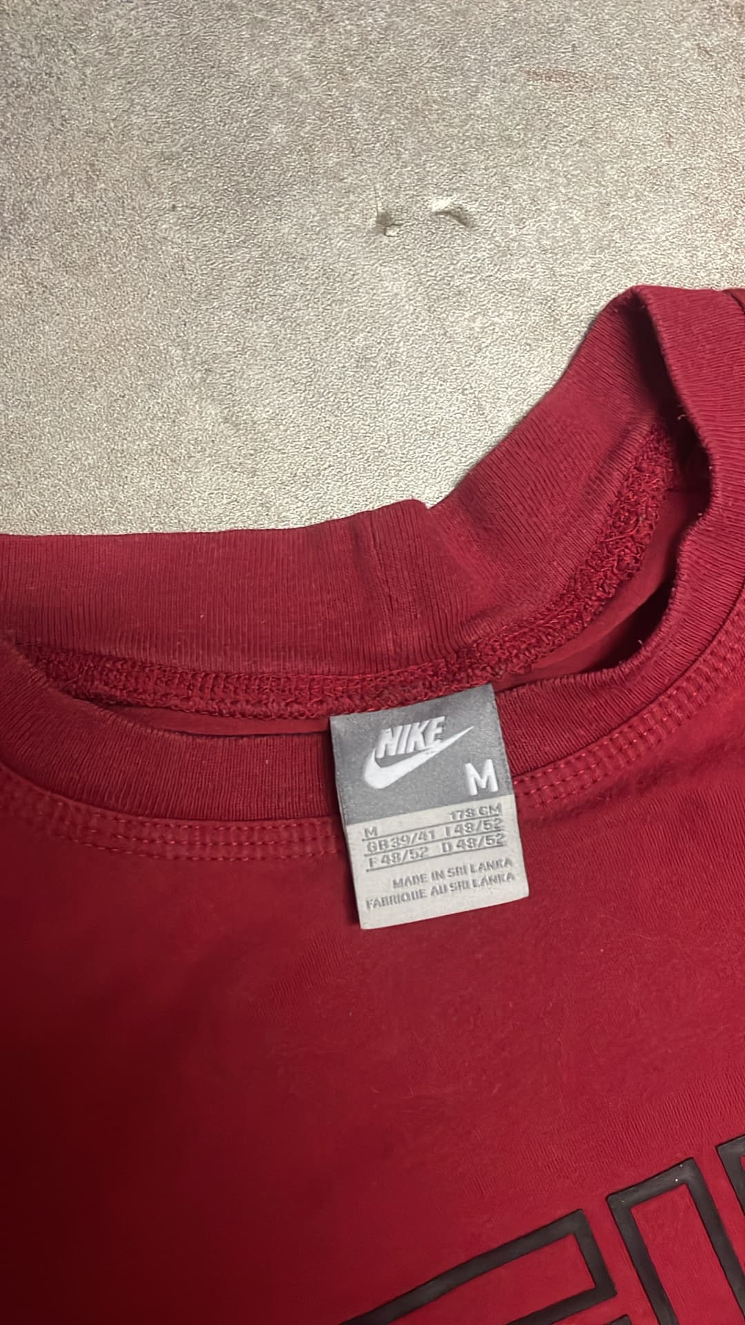 Nike Crowfeet T-Shirt Red — 4