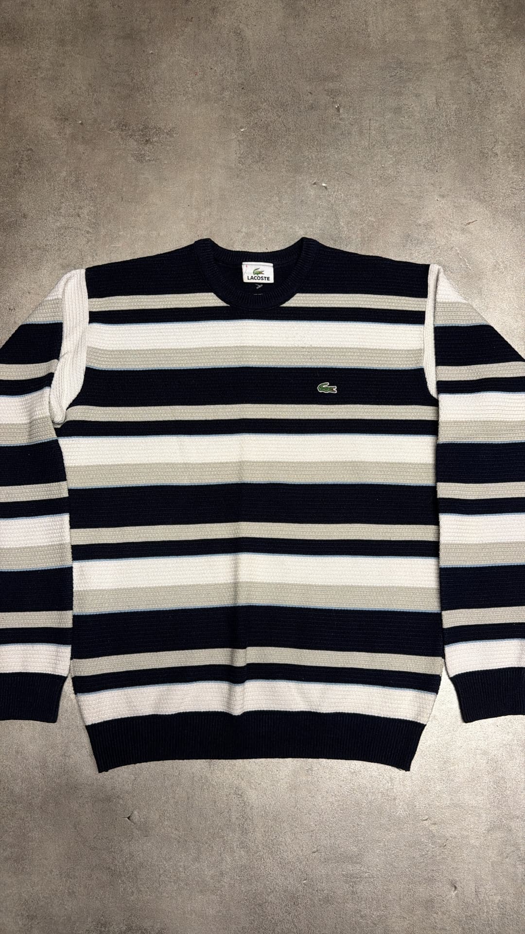 Lacoste Sweater Navy/White — 2