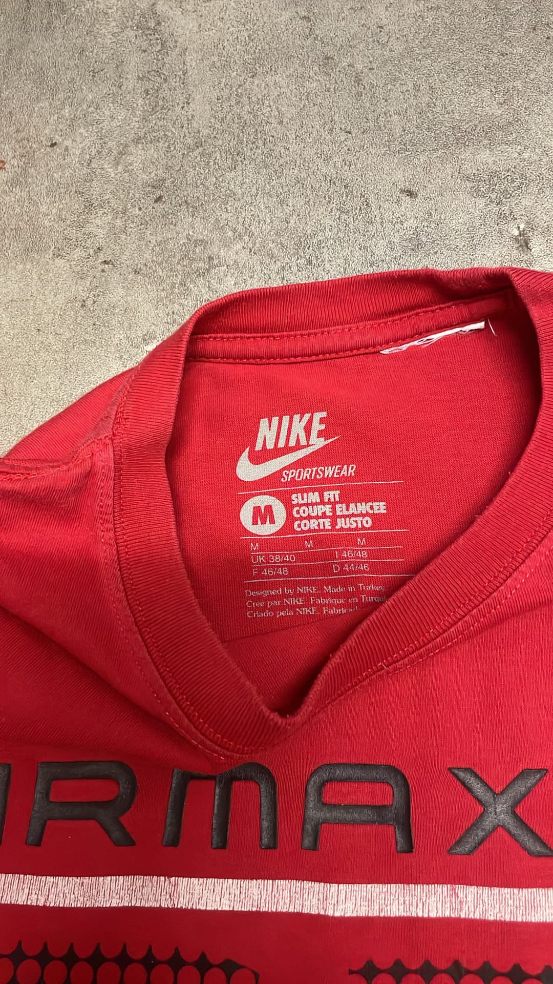 Nike Airmax 87 T-Shirt Red — 5