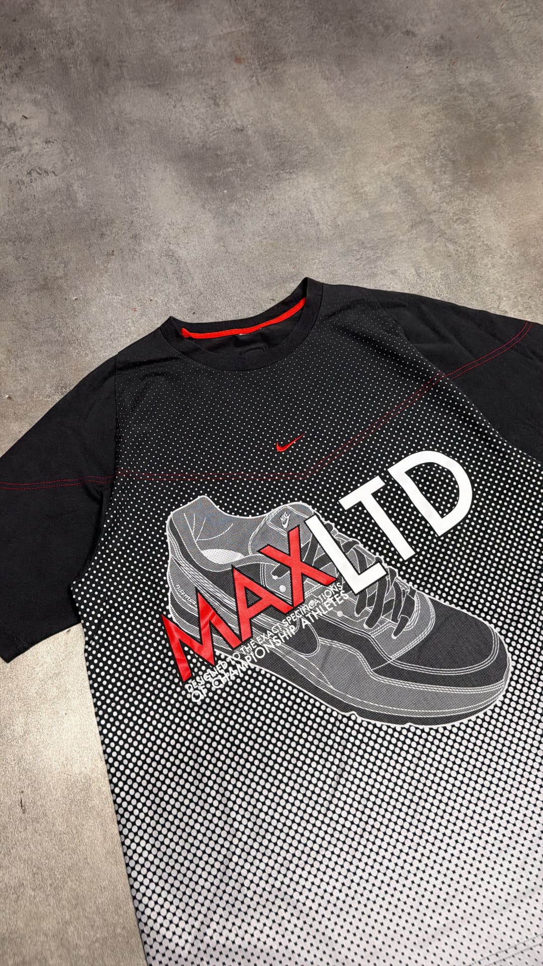 Nike Airmax LTD T-Shirt Grey/Red — 3
