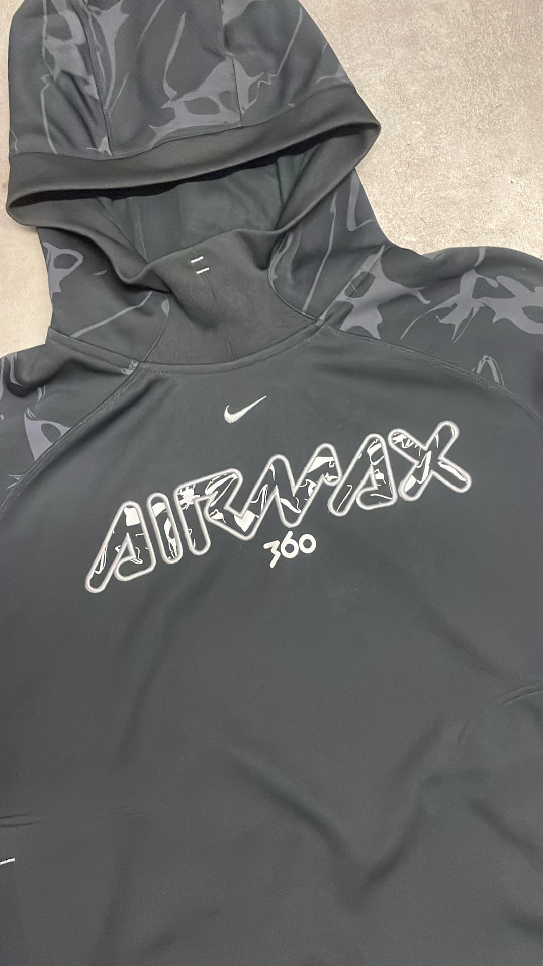 Nike Airmax 360 Hoodie Black/White — 3