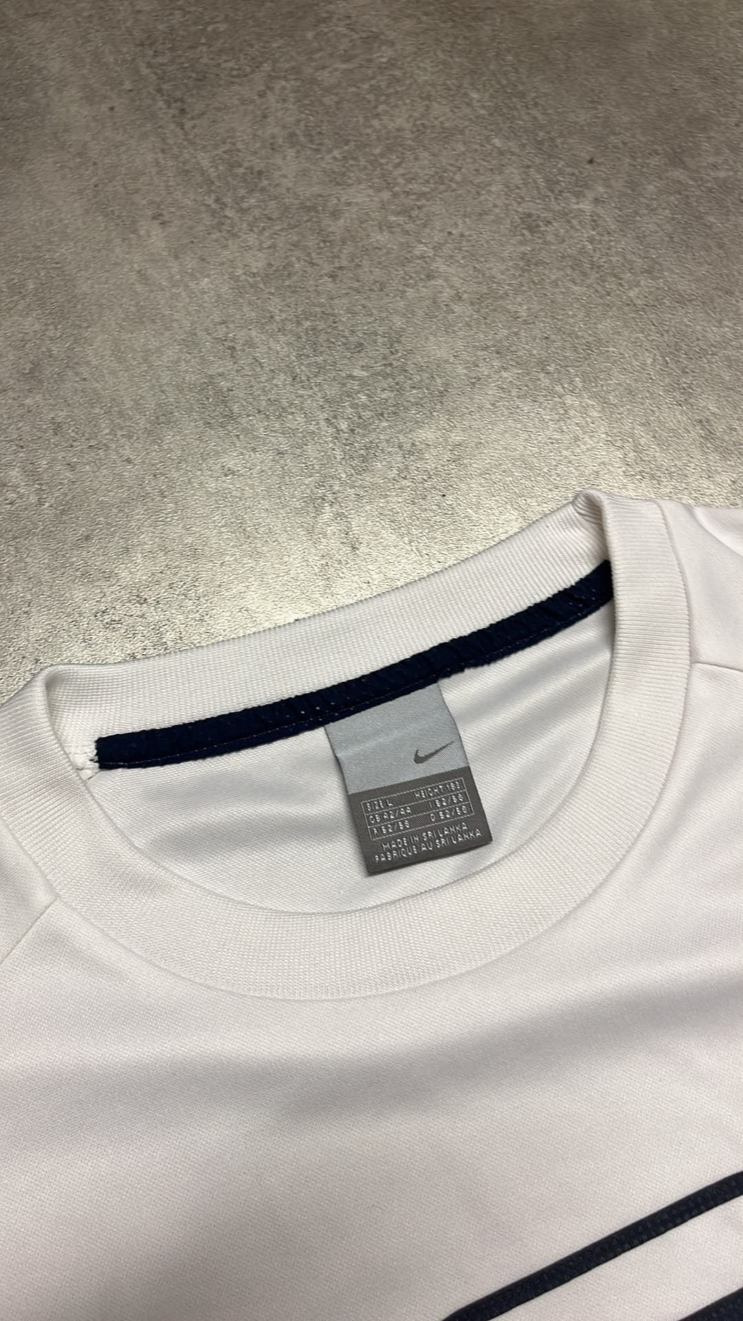Nike Shox T-Shirt White/Navy — 5
