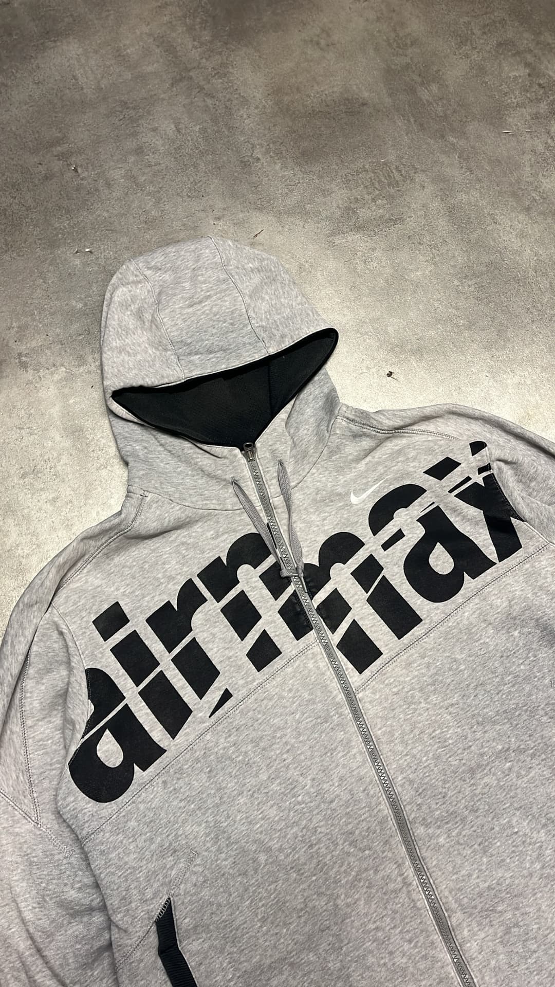 Nike Airmax Zip-Up Grey — 3