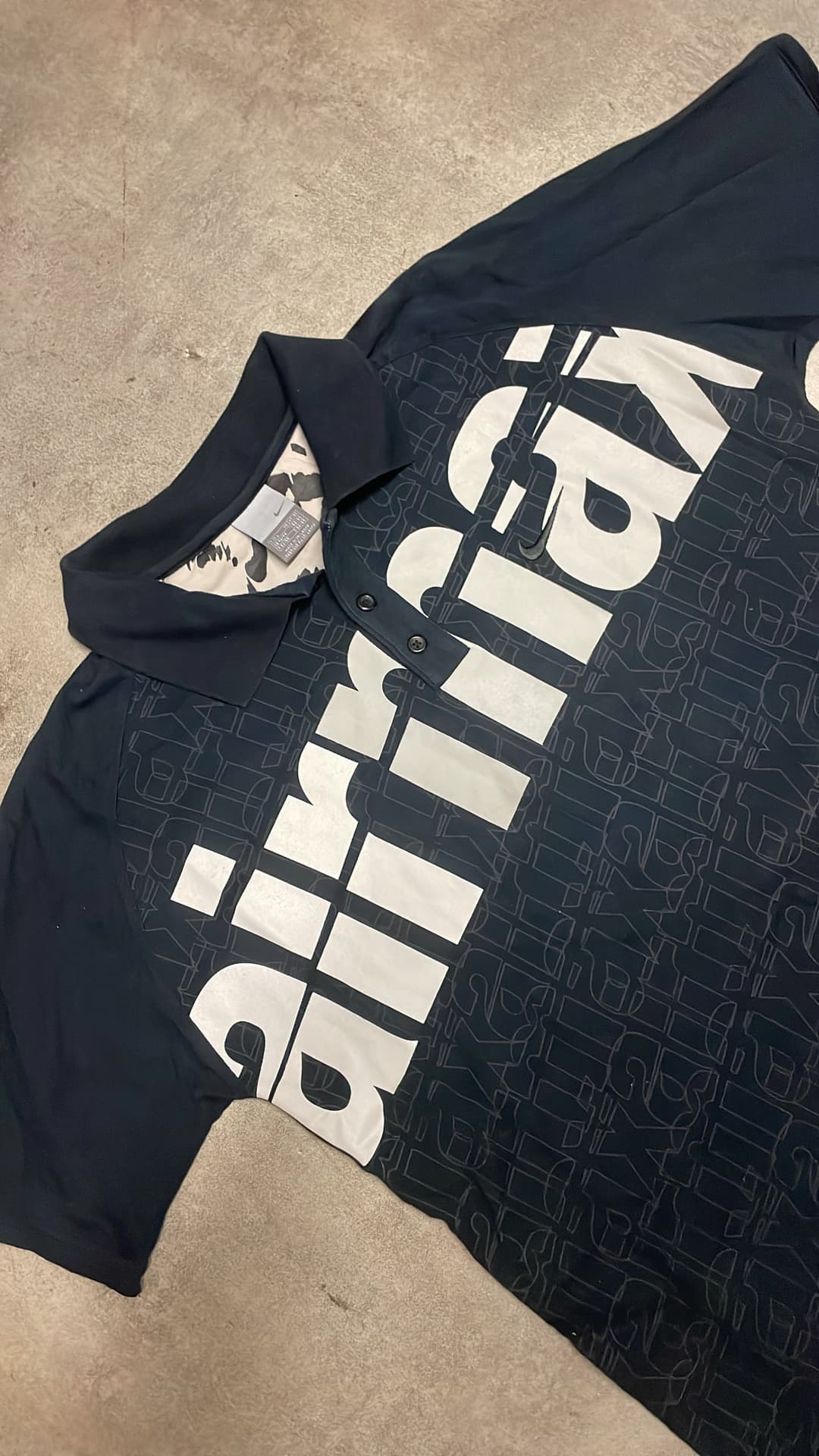 Nike Airmax Poloshirt Black — 3