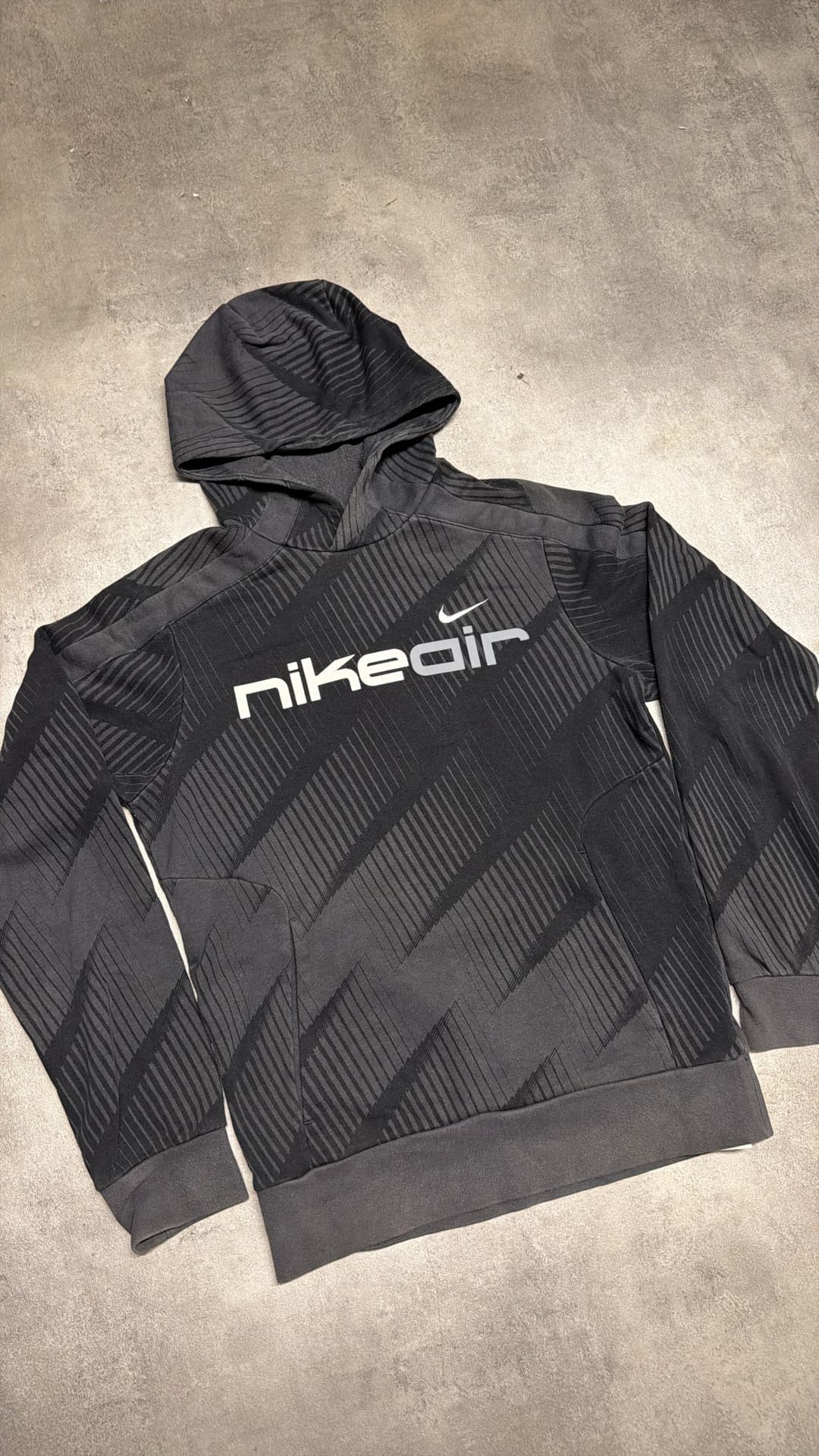 Nike Air Hoodie Black/Grey — 2