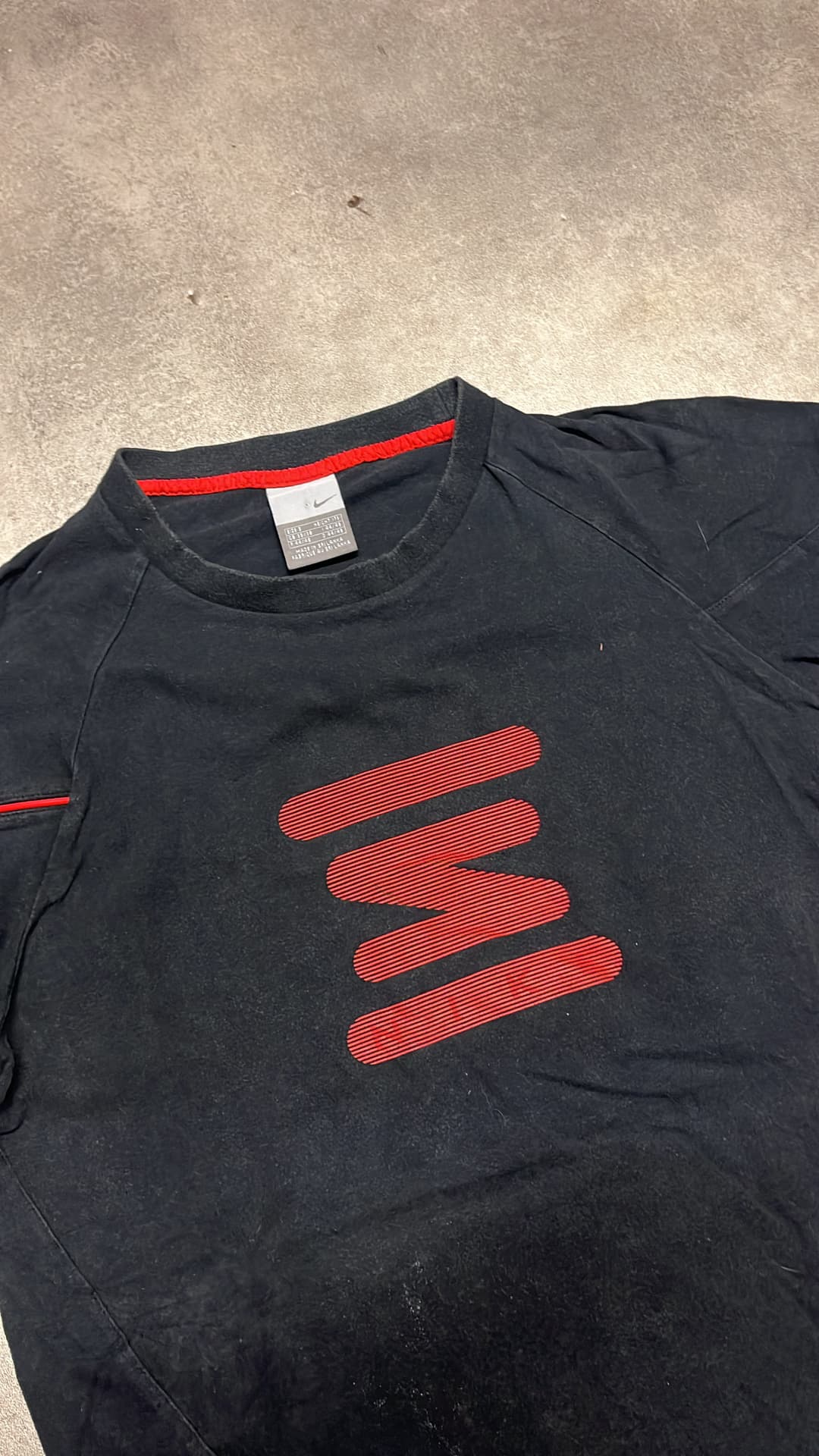 Nike Shox T-Shirt Black/Red — 3