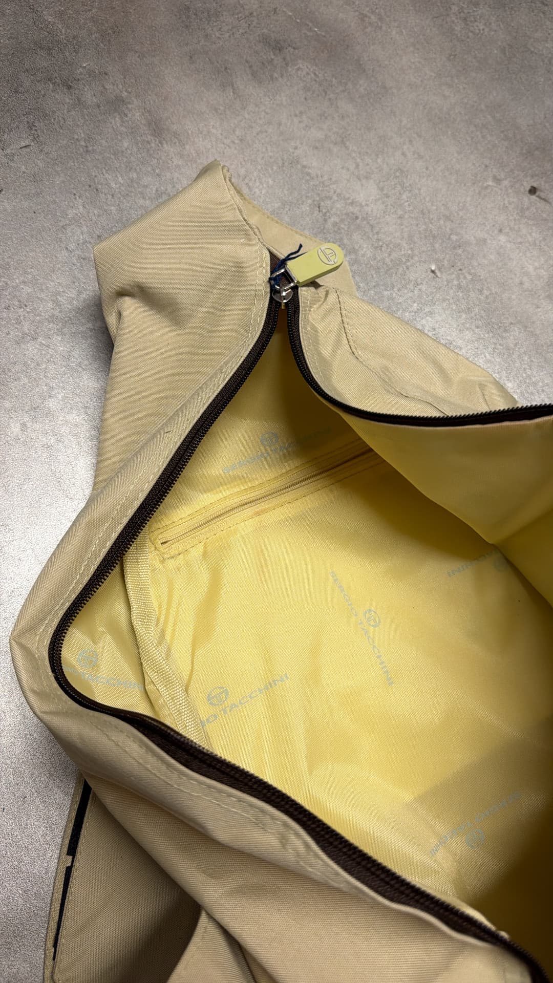 Sergio Tacchini Basic Bag Beige — 4