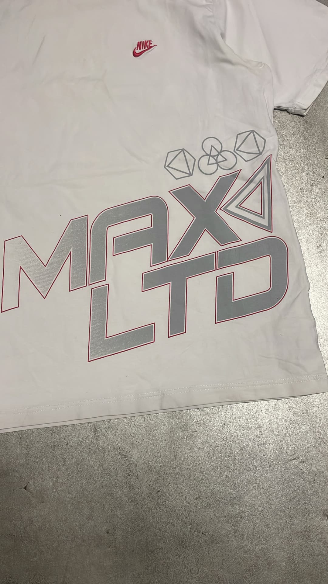 Nike Airmax LTD T-Shirt White/Red — 3