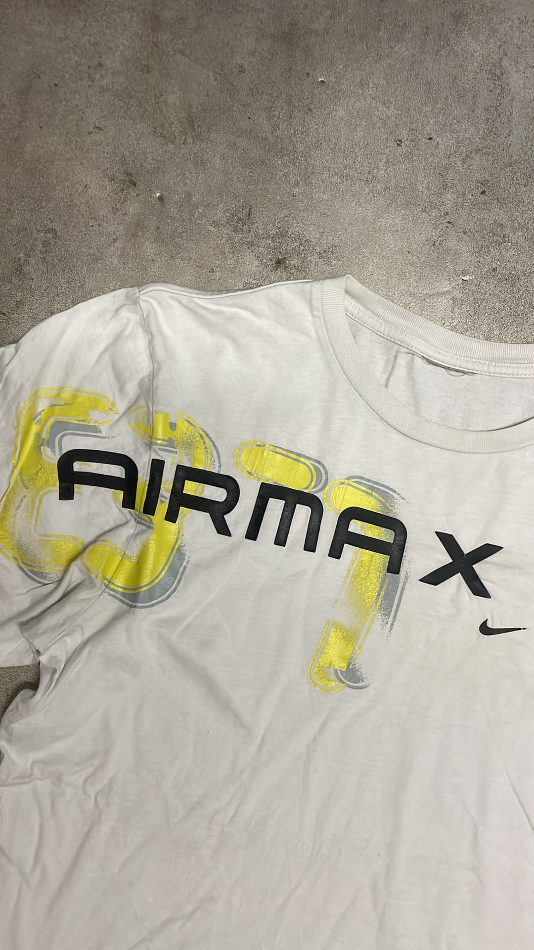 Nike Airmax 87 T-Shirt White/Yellow — 3