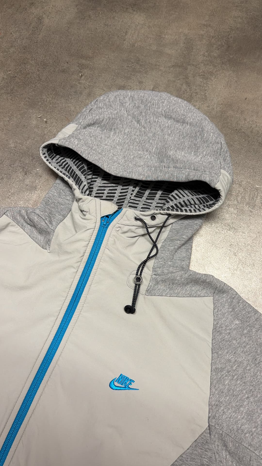 Nike Air Zip-Up Grey/Blue — 4