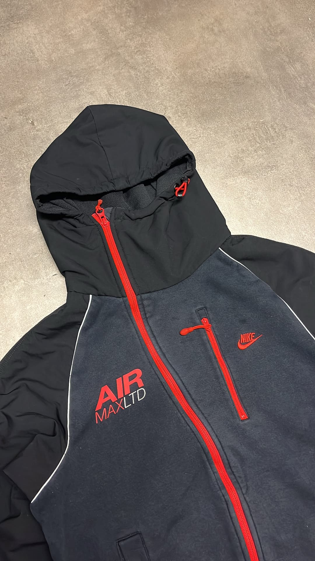 Nike Airmax LTD Zip-Up Black/Red — 3