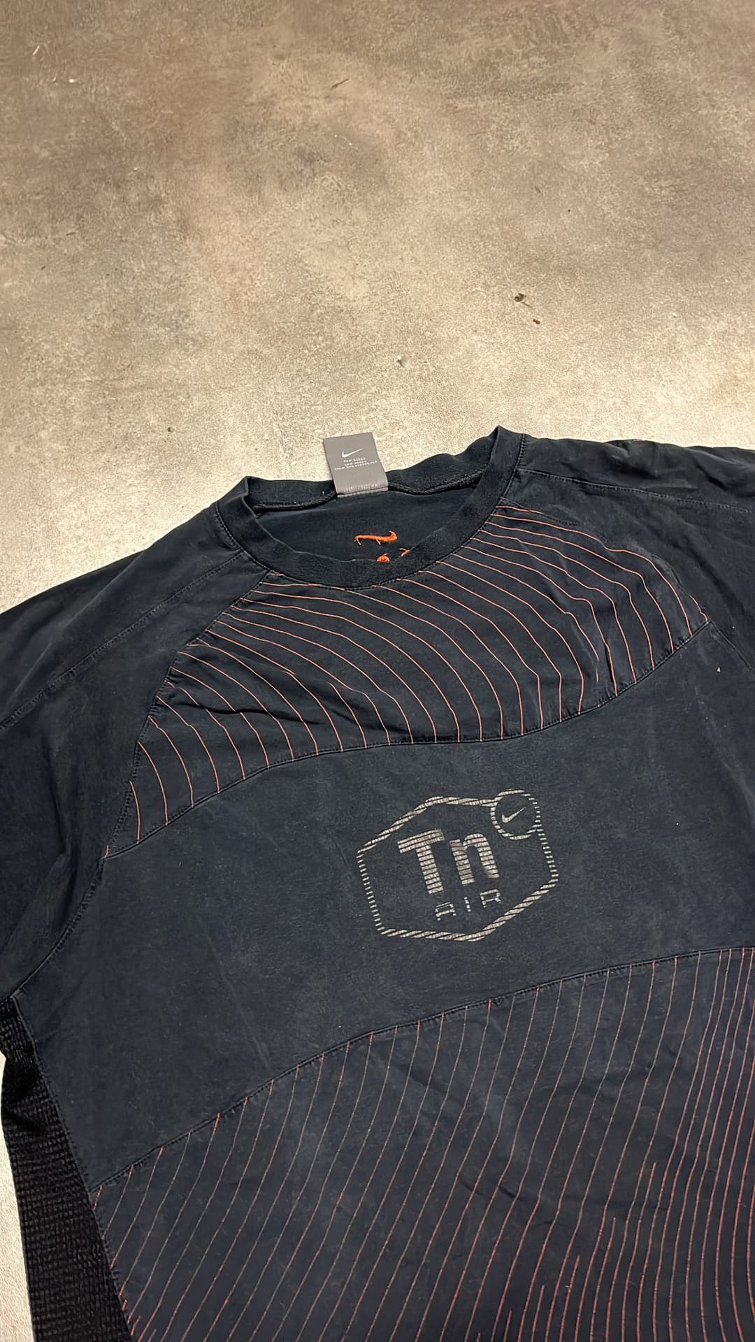 Nike Tn T-Shirt Black/Orange — 4