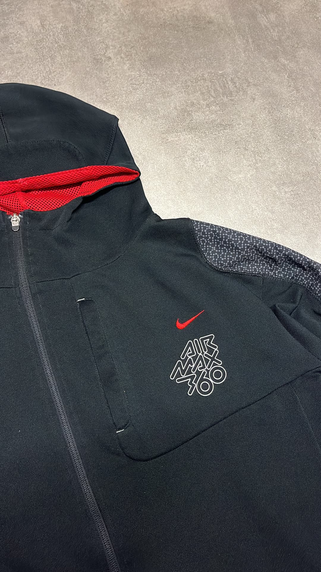 Nike Airmax 360 Zip-Up Black — 4