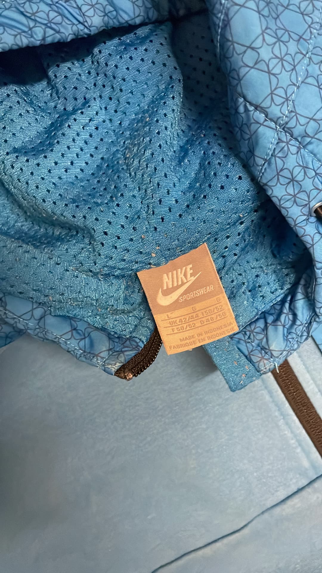 Nike Airmax 95 1/4 Zip Hoodie Blue — 5