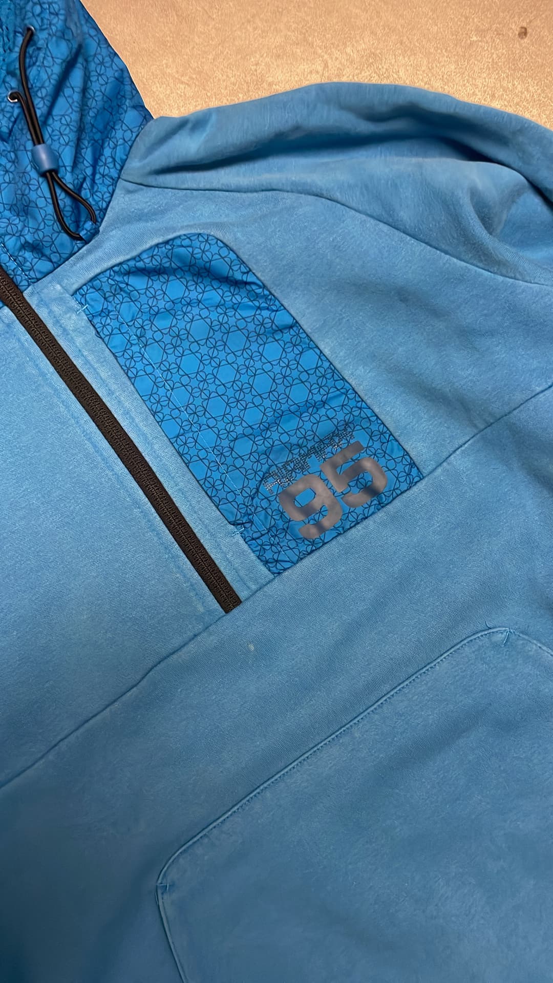 Nike Airmax 95 1/4 Zip Hoodie Blue — 4