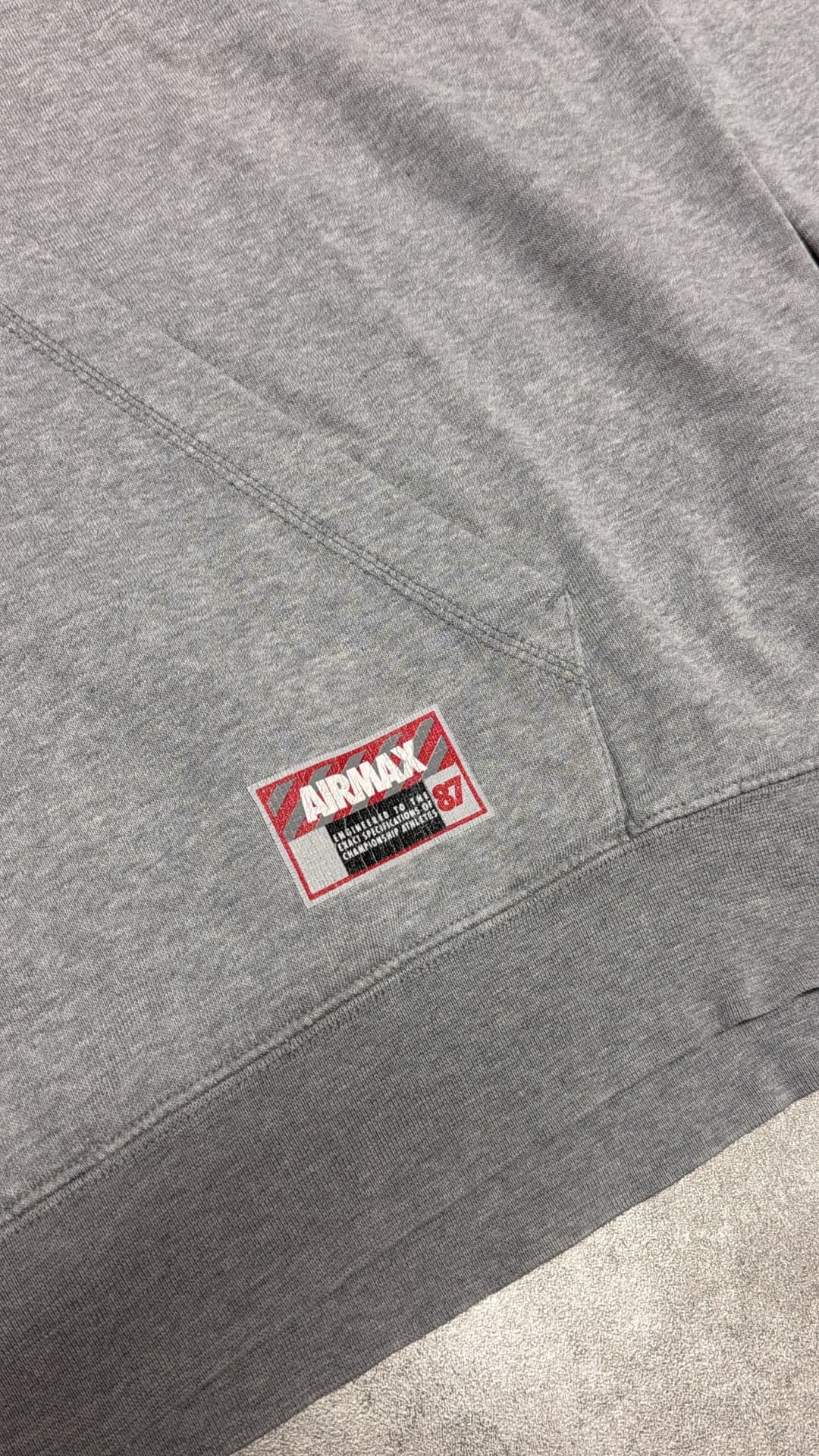Nike Airmax 87 Hoodie Grey — 4