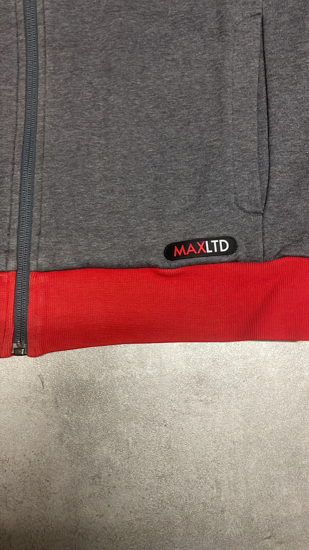 Nike Airmax LTD Zip-Up Red/Grey — 3
