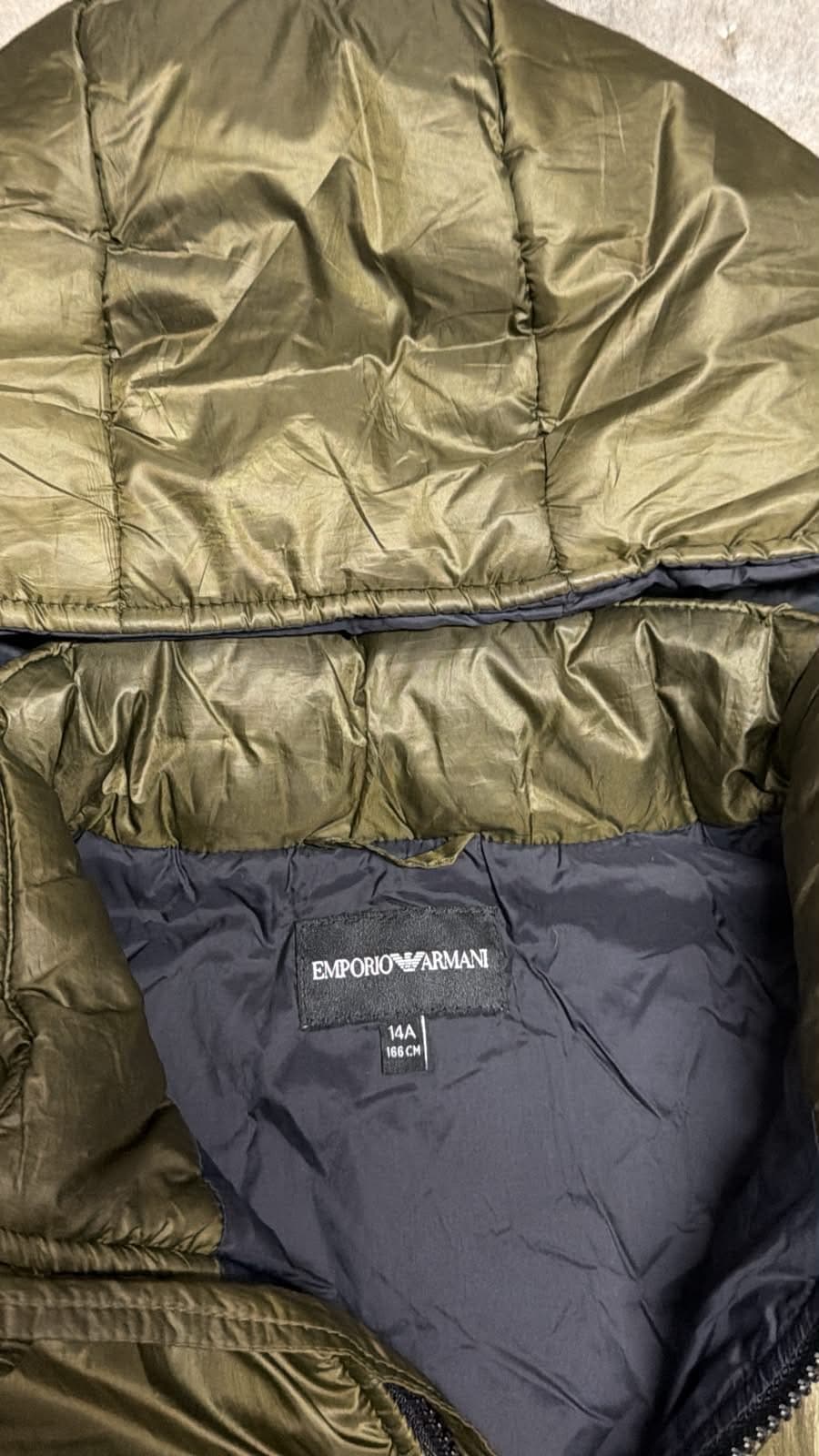 Armani Emporio Armani Puffer Vest Olive — 8