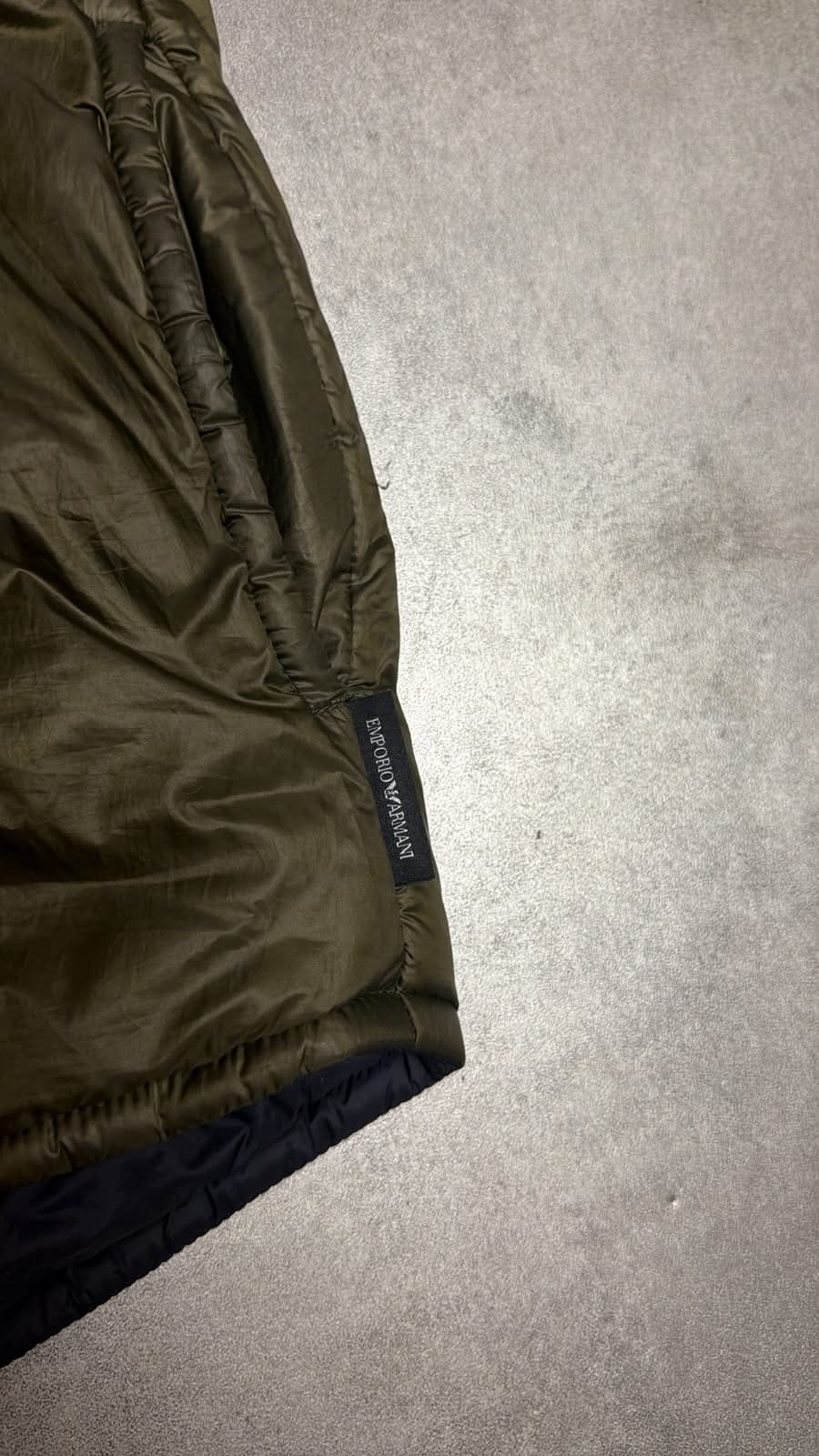 Armani Emporio Armani Puffer Vest Olive — 4
