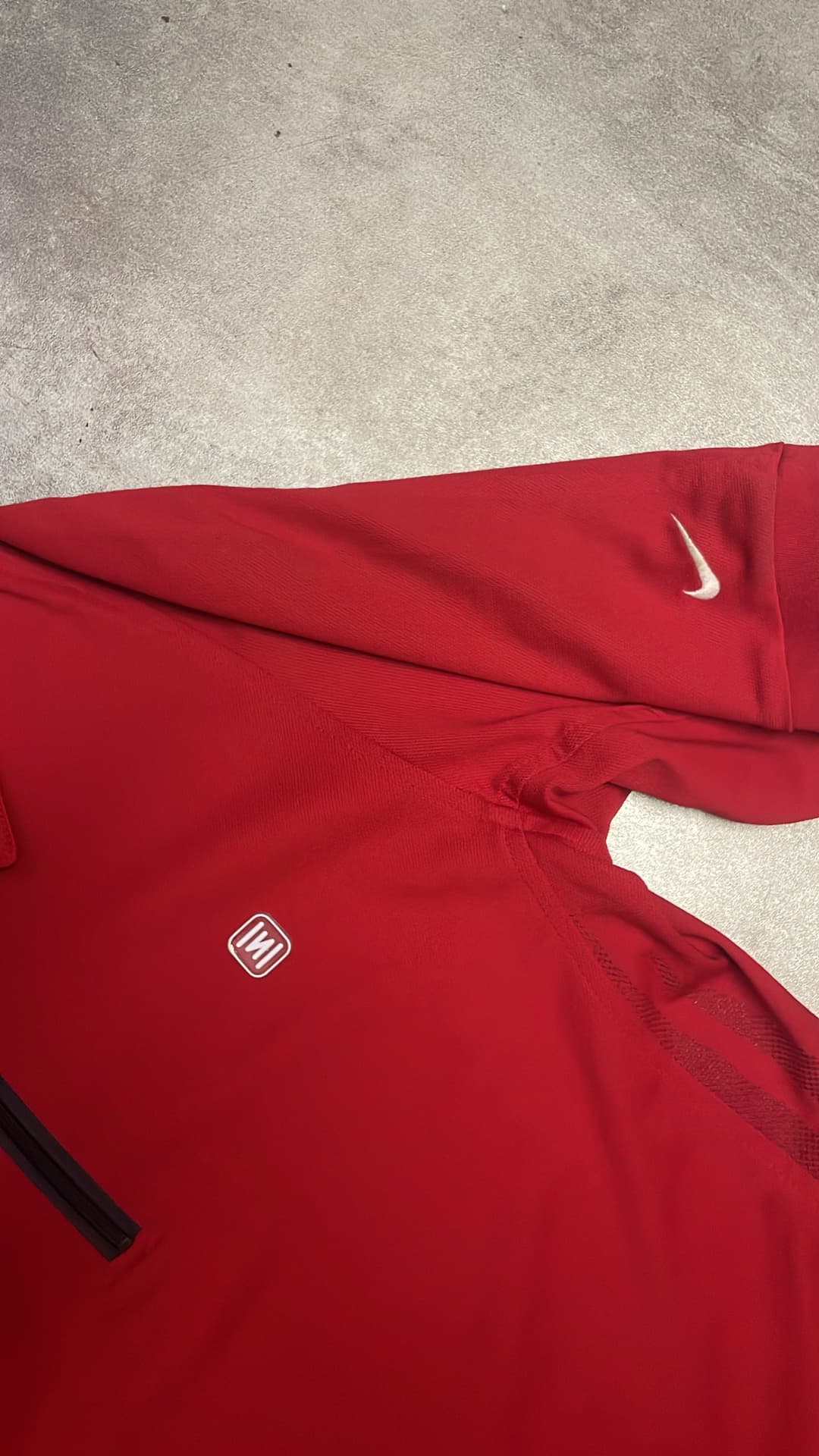 Nike Shox Poloshirt Red — 3