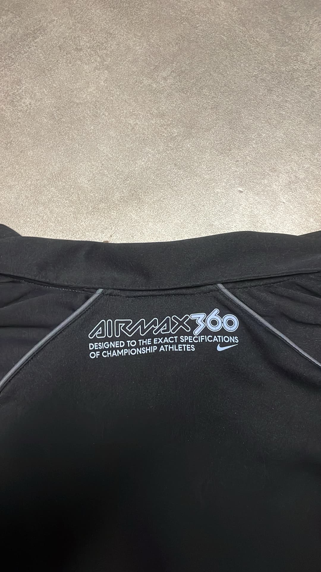 Nike Airmax 360 Poloshirt Black — 5