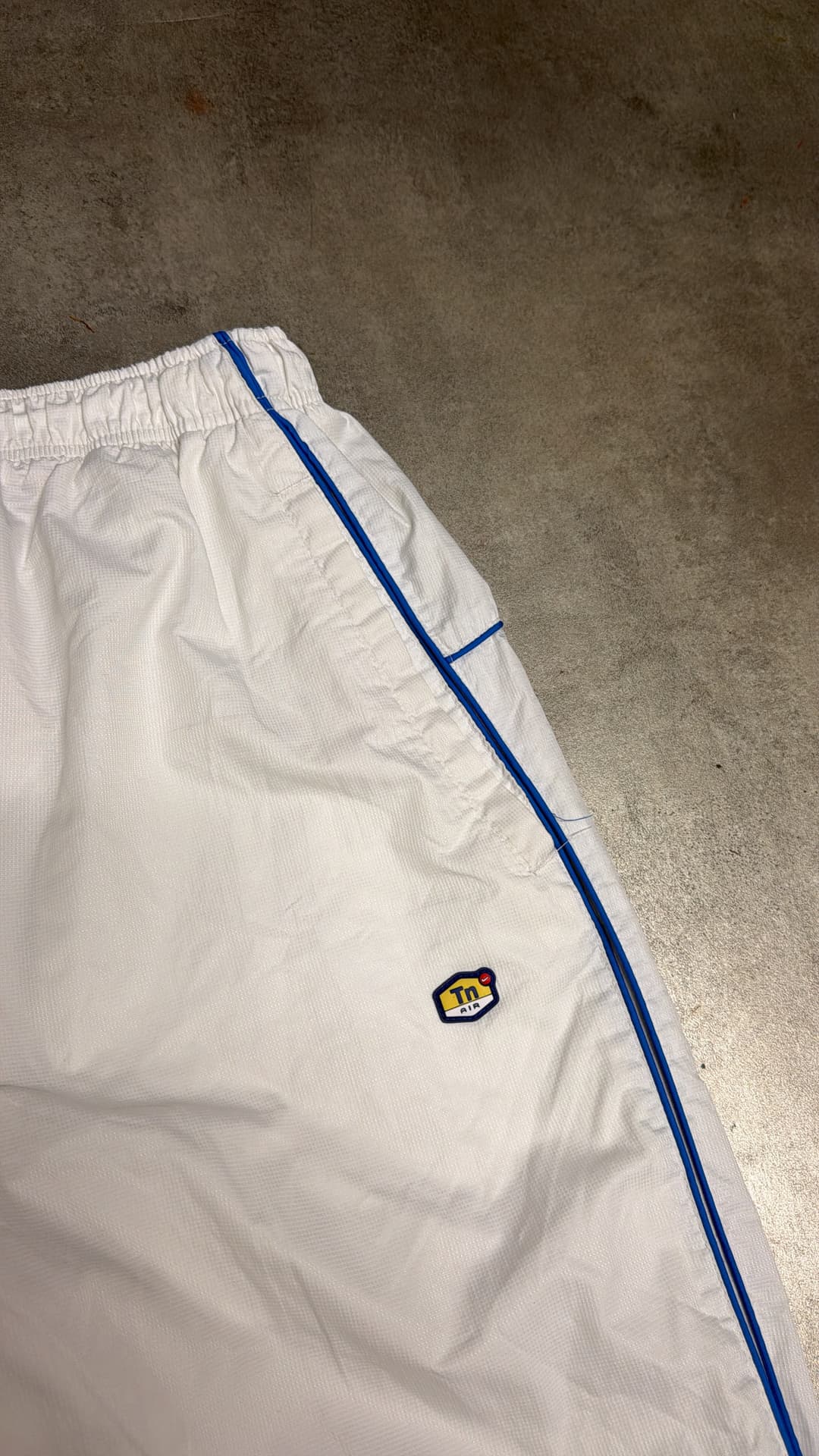 Nike Tn Trackpants White/Blue — 4