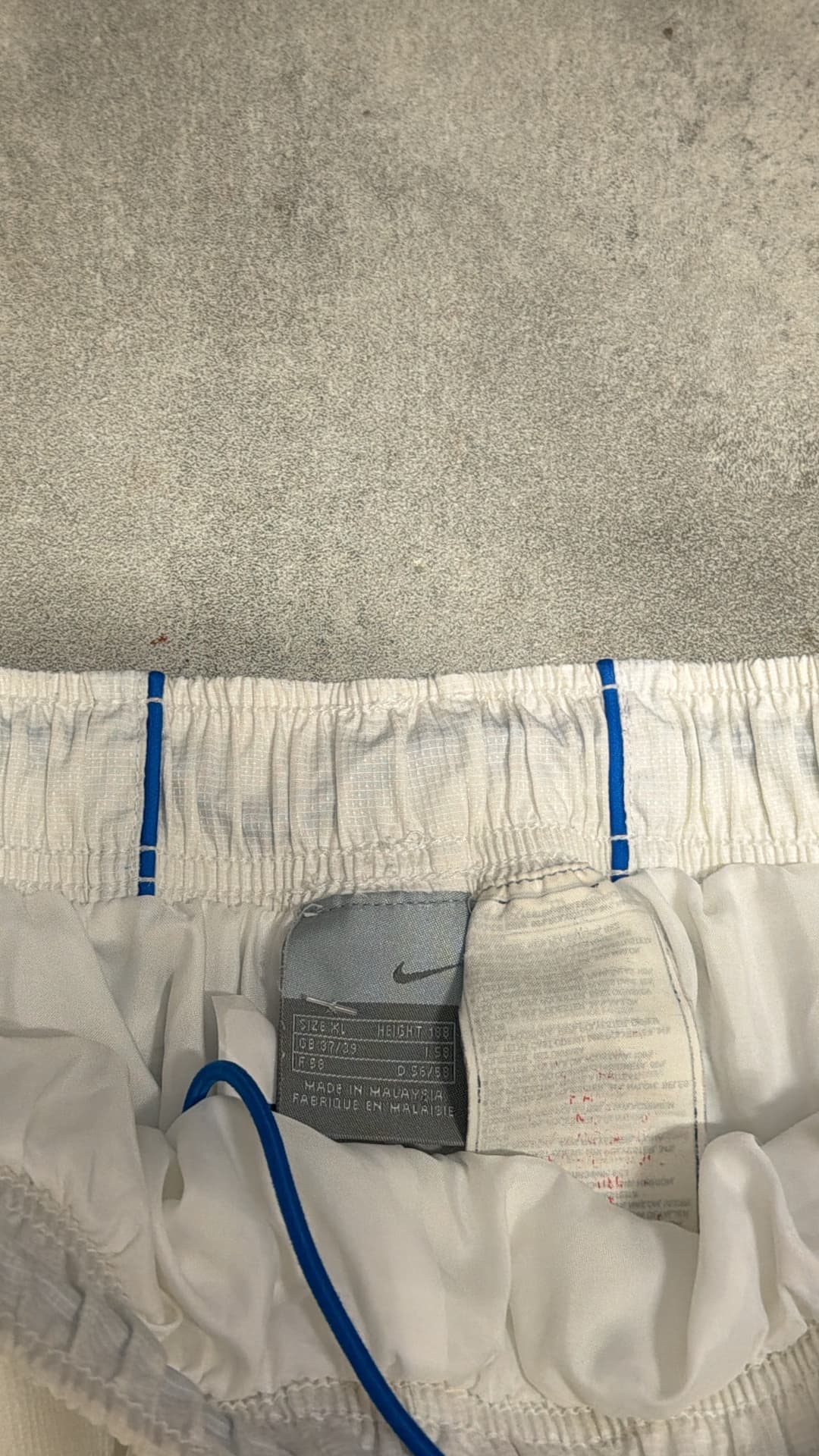 Nike Tn Trackpants White/Blue — 7