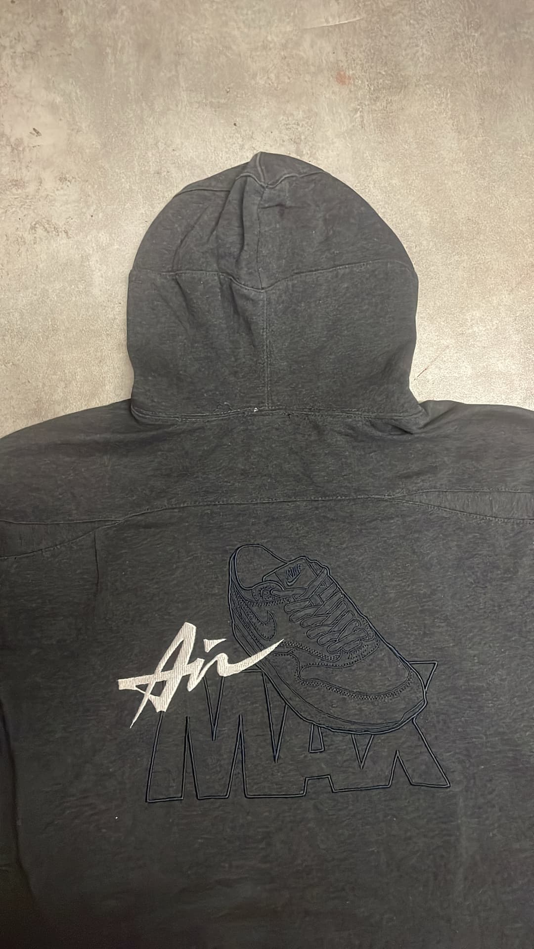 Nike Airmax Zip-Up Dark/Grey — 7