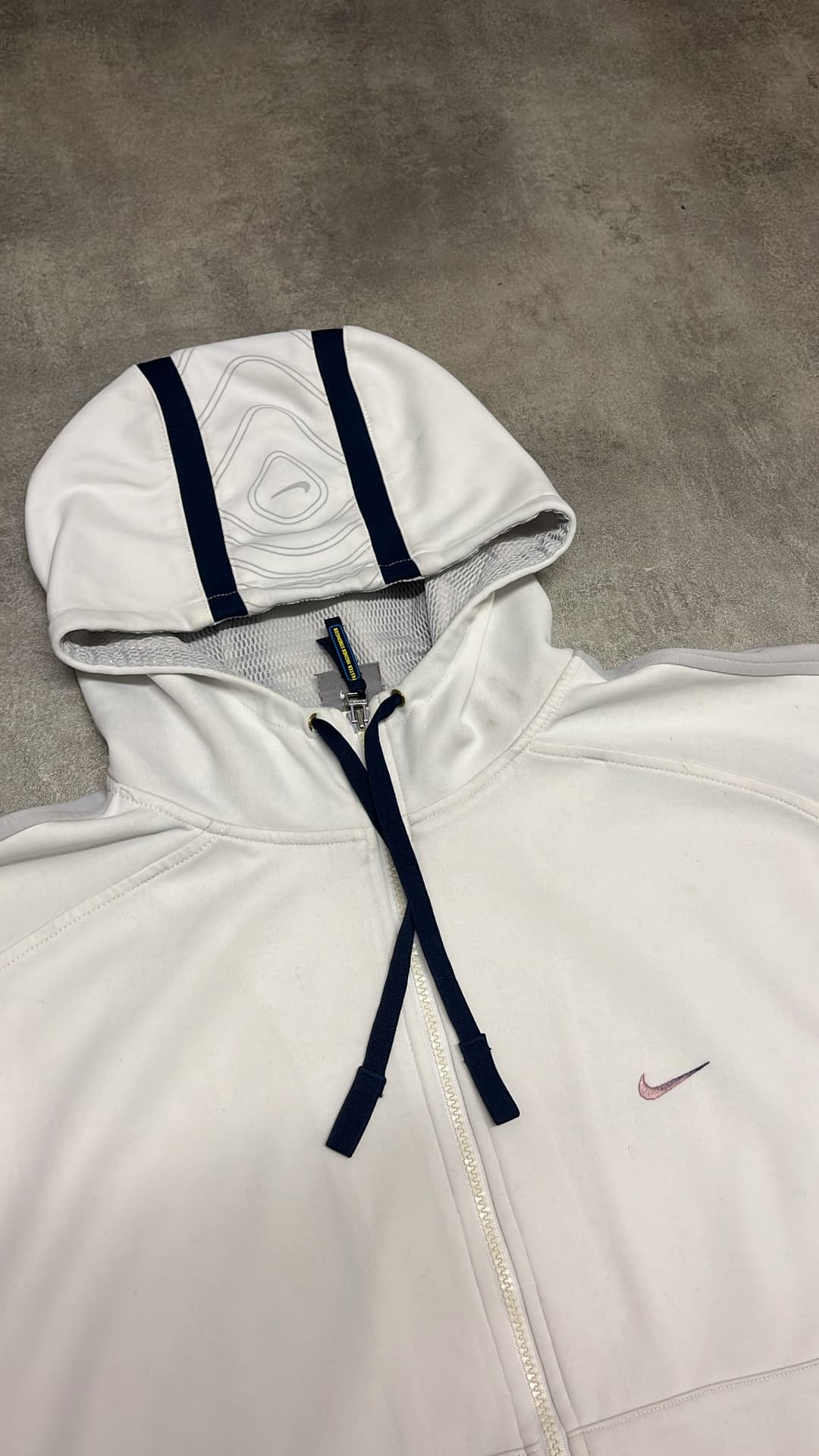 Nike FHS Zip-Up White — 4