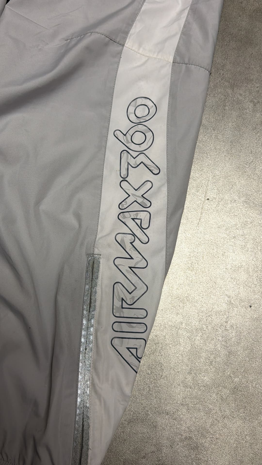 Nike AM 360 Trackpants Grey/White — 3