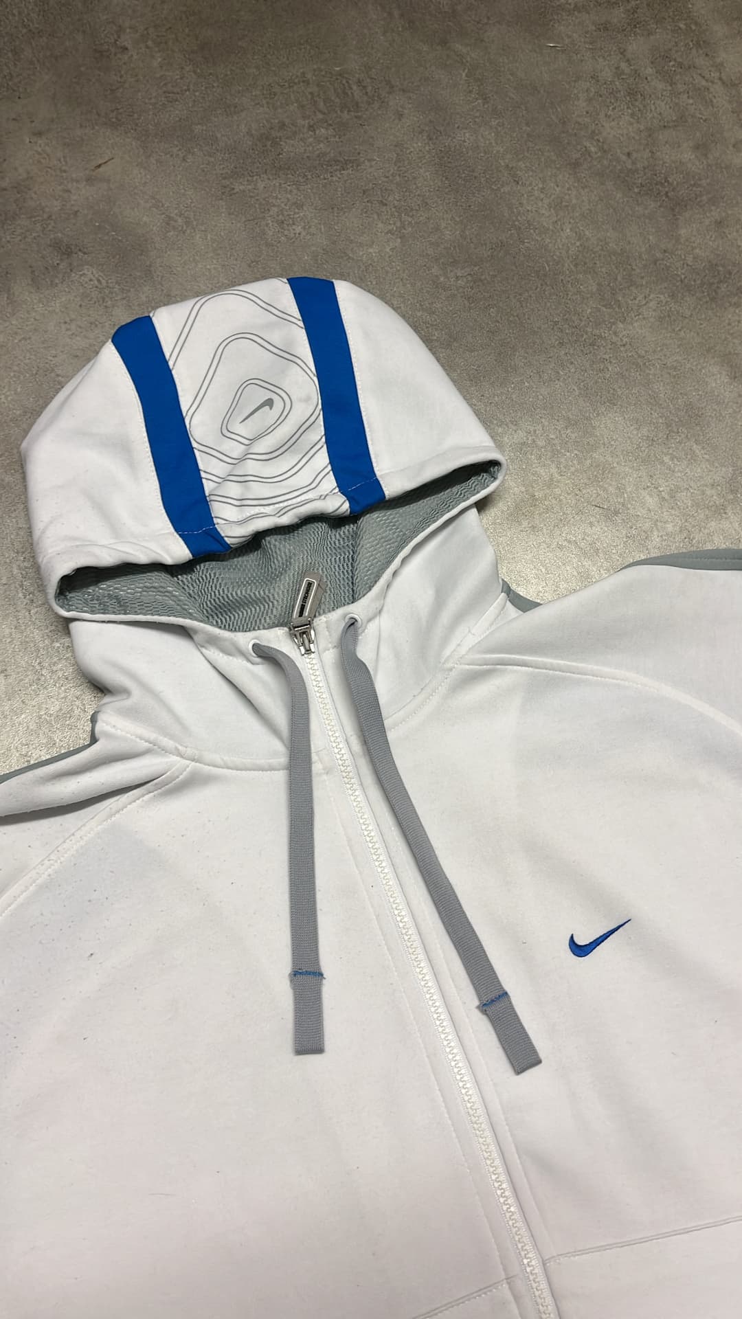 Nike FHS Zip-Up White — 3