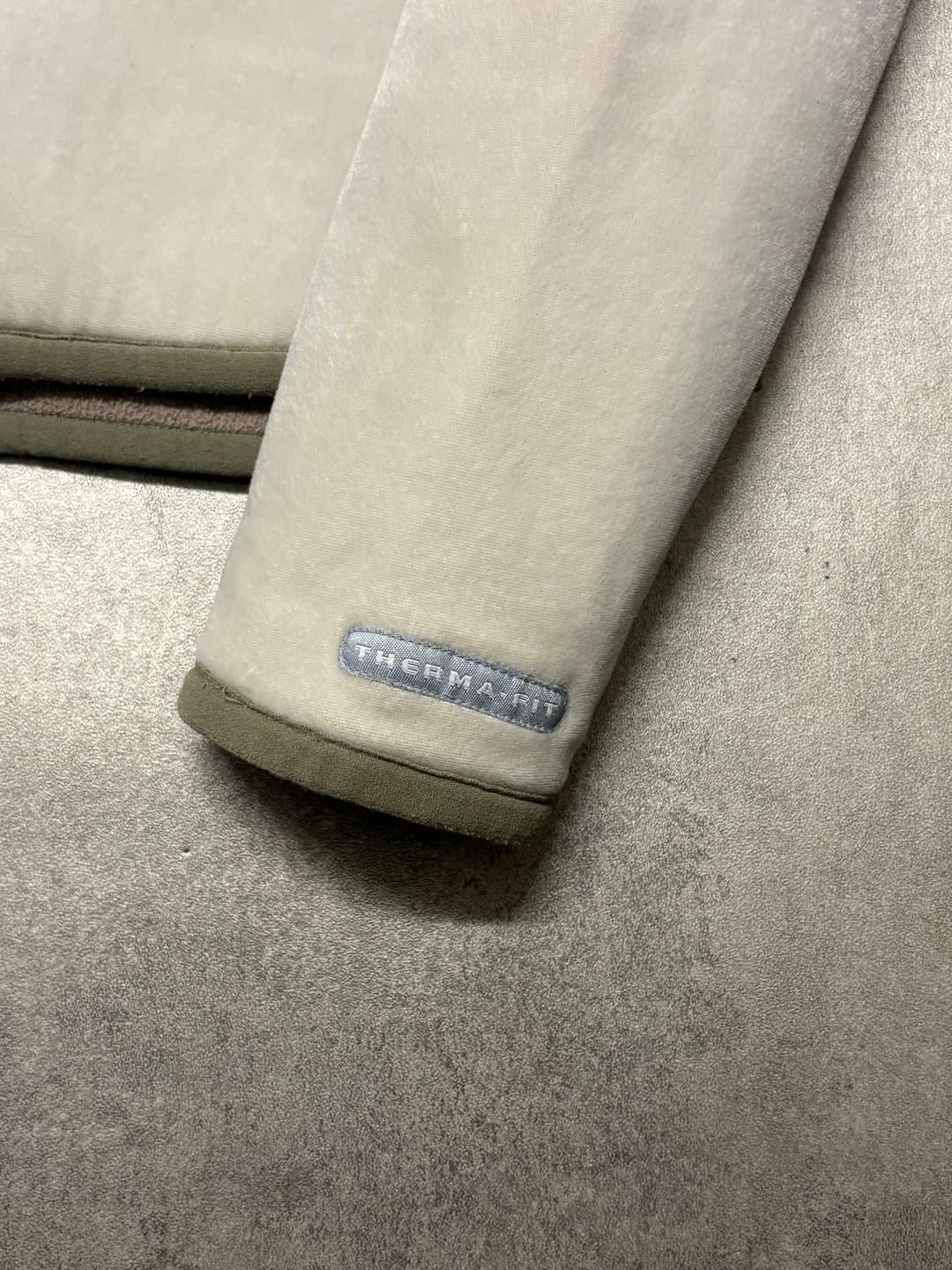 Nike Velour Zip W/O Hood Cream — 2