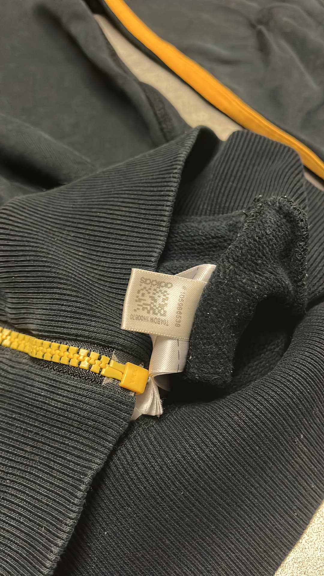 Adidas PE Zip-Up Black/Yellow — 5