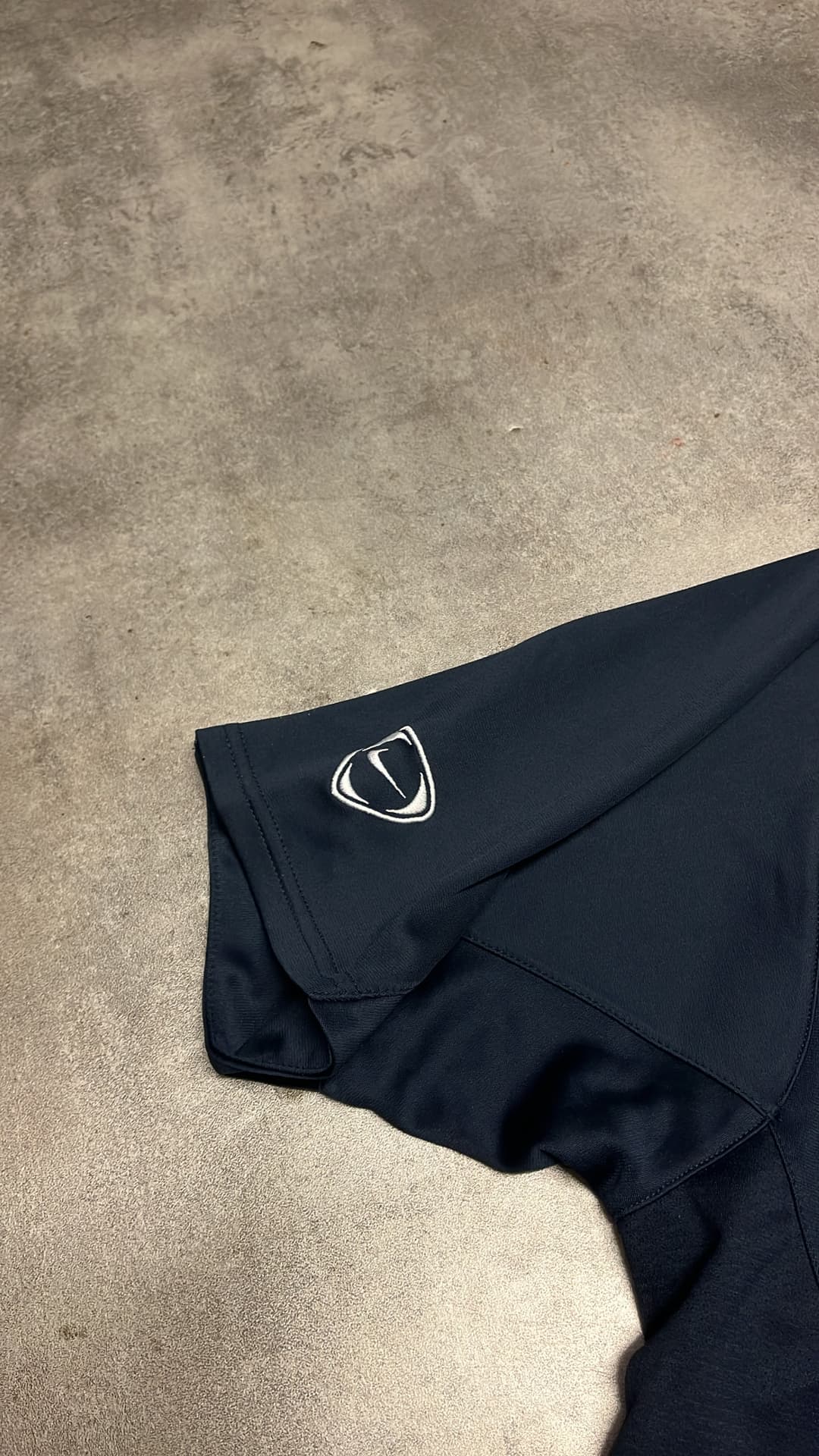 Nike T90 T-Shirt Navy/Yellow — 6