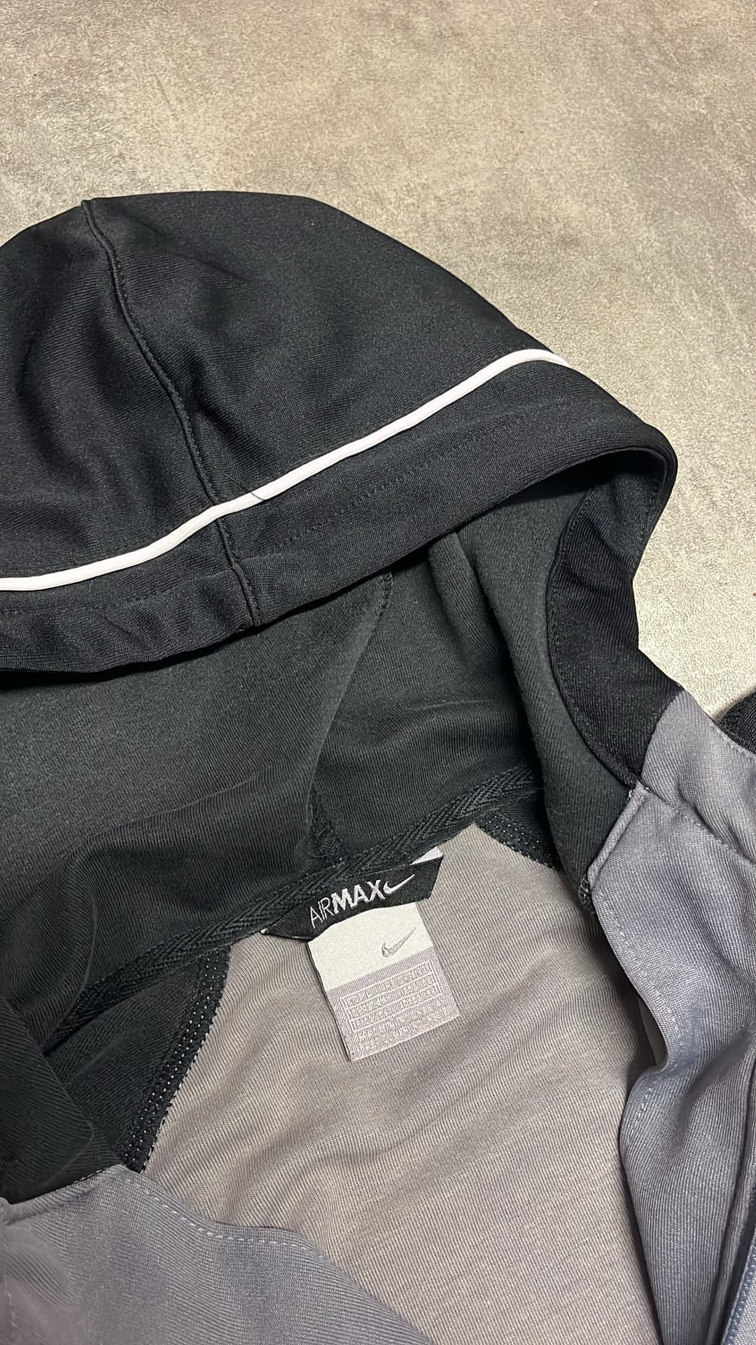 Nike Airmax Zip-Up Black/Grey — 5