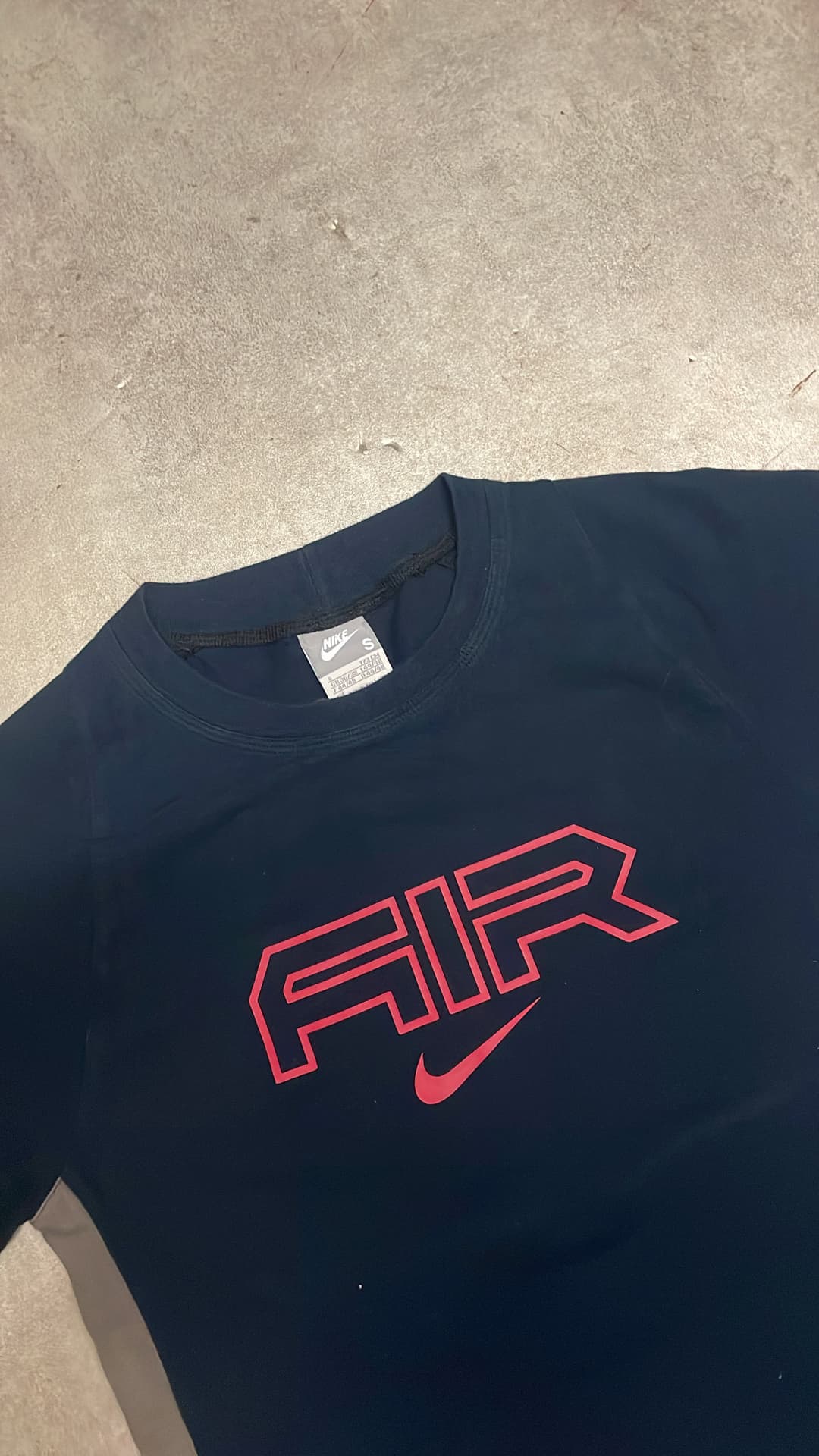 Nike Crowfeet T-Shirt Black/Red — 4