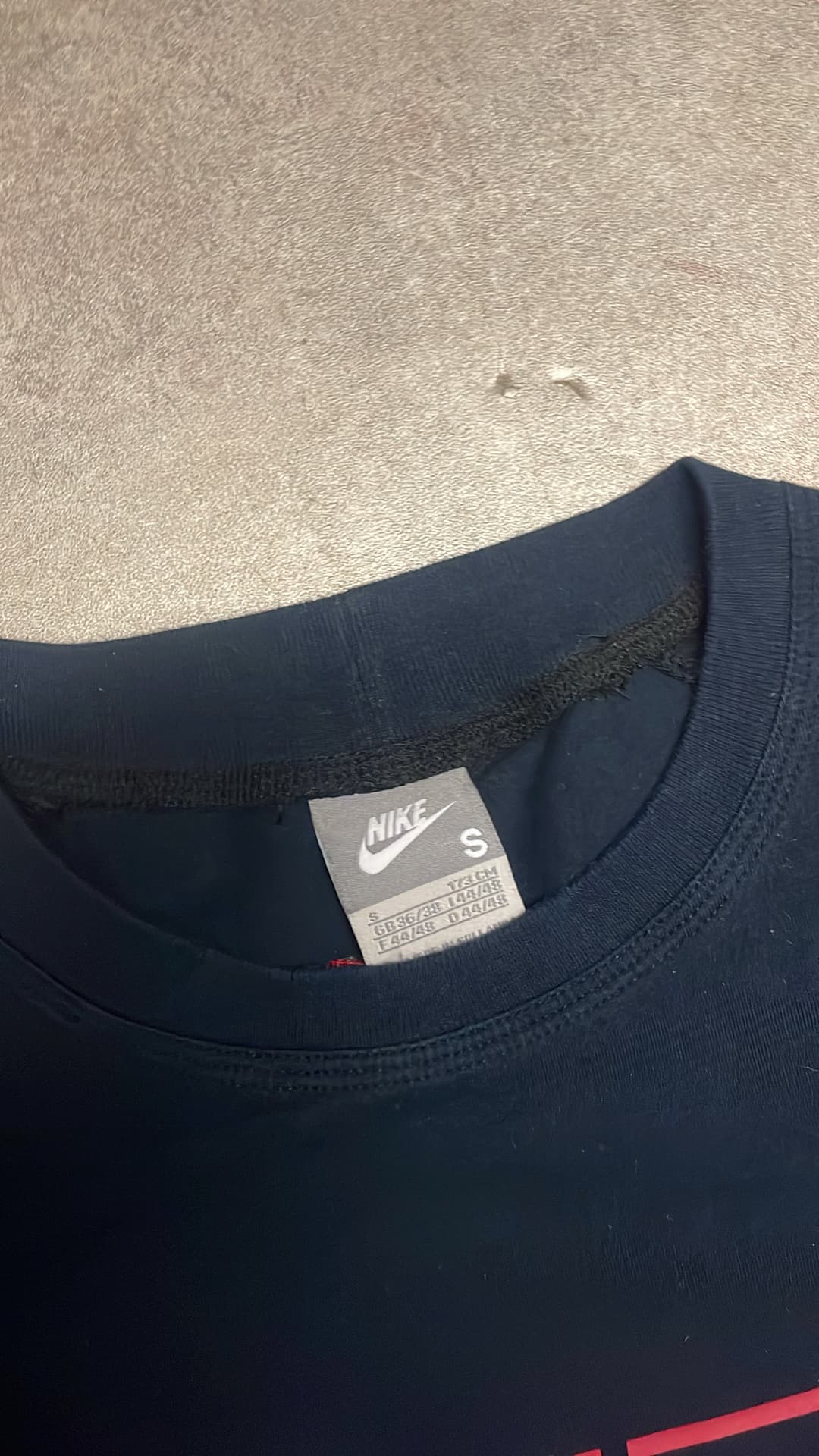 Nike Crowfeet T-Shirt Black/Red — 5