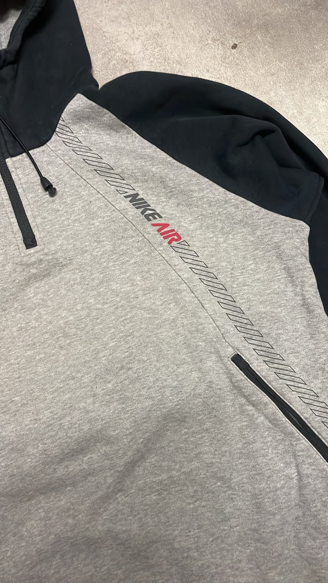Nike Air Zip-Up Grey/Black — 3