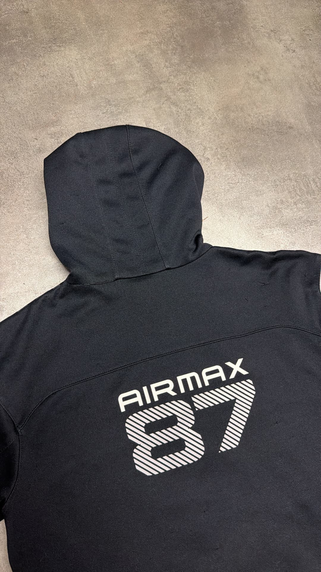Nike Airmax 87 Zip-Up Black/White — 7