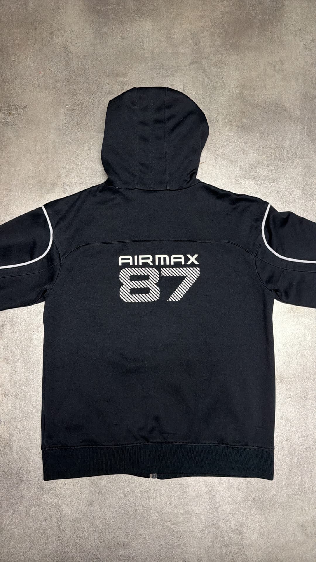 Nike Airmax 87 Zip-Up Black/White — 6