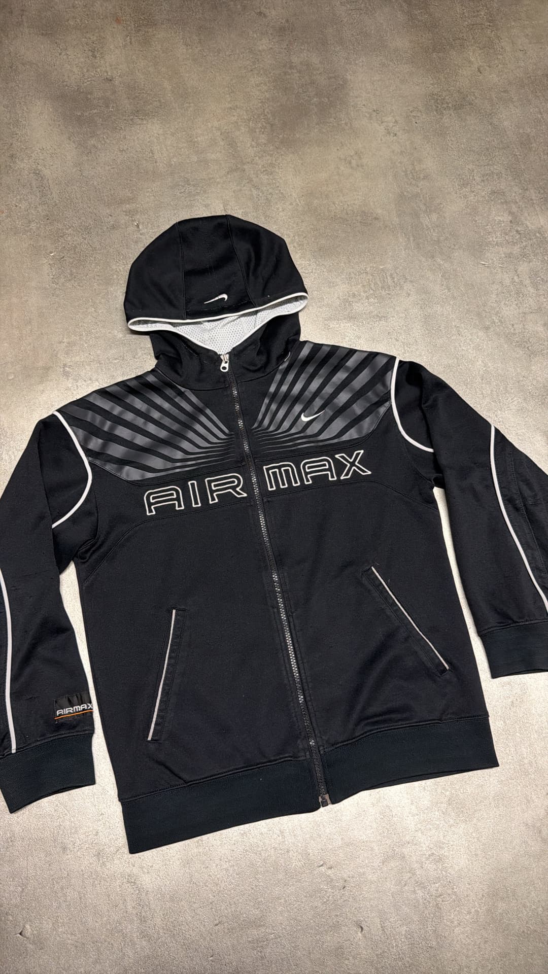 Nike Airmax 87 Zip-Up Black/White — 3