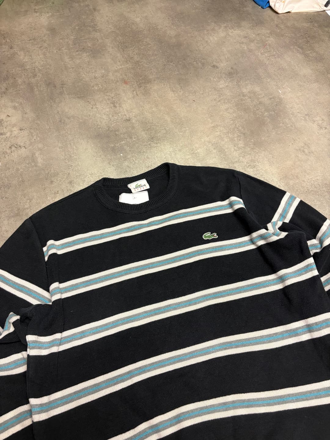 Lacoste Sweater Noir/Blanc — 2