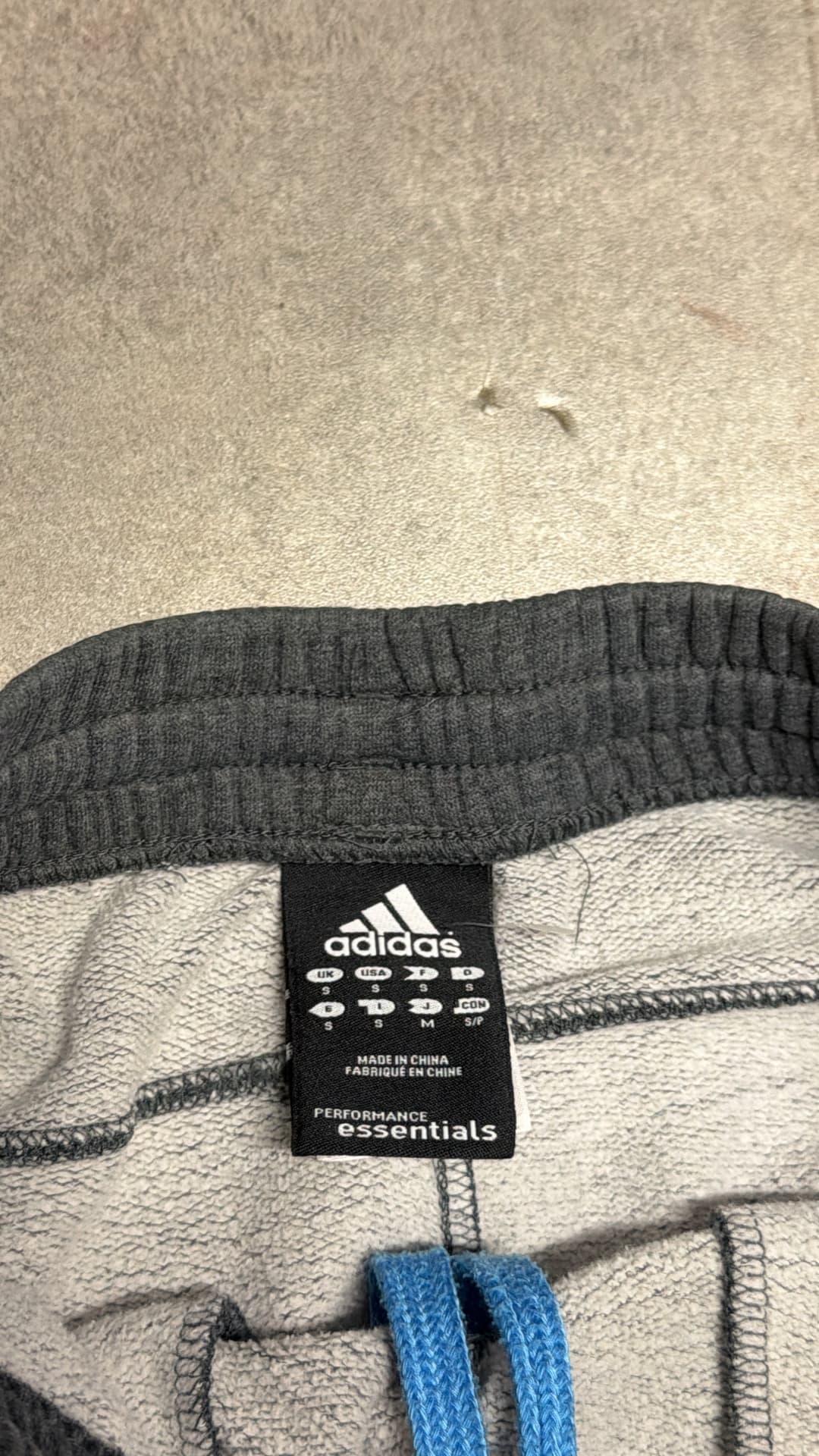 Adidas P-E Jogger Grey/Bleu Clair — 4
