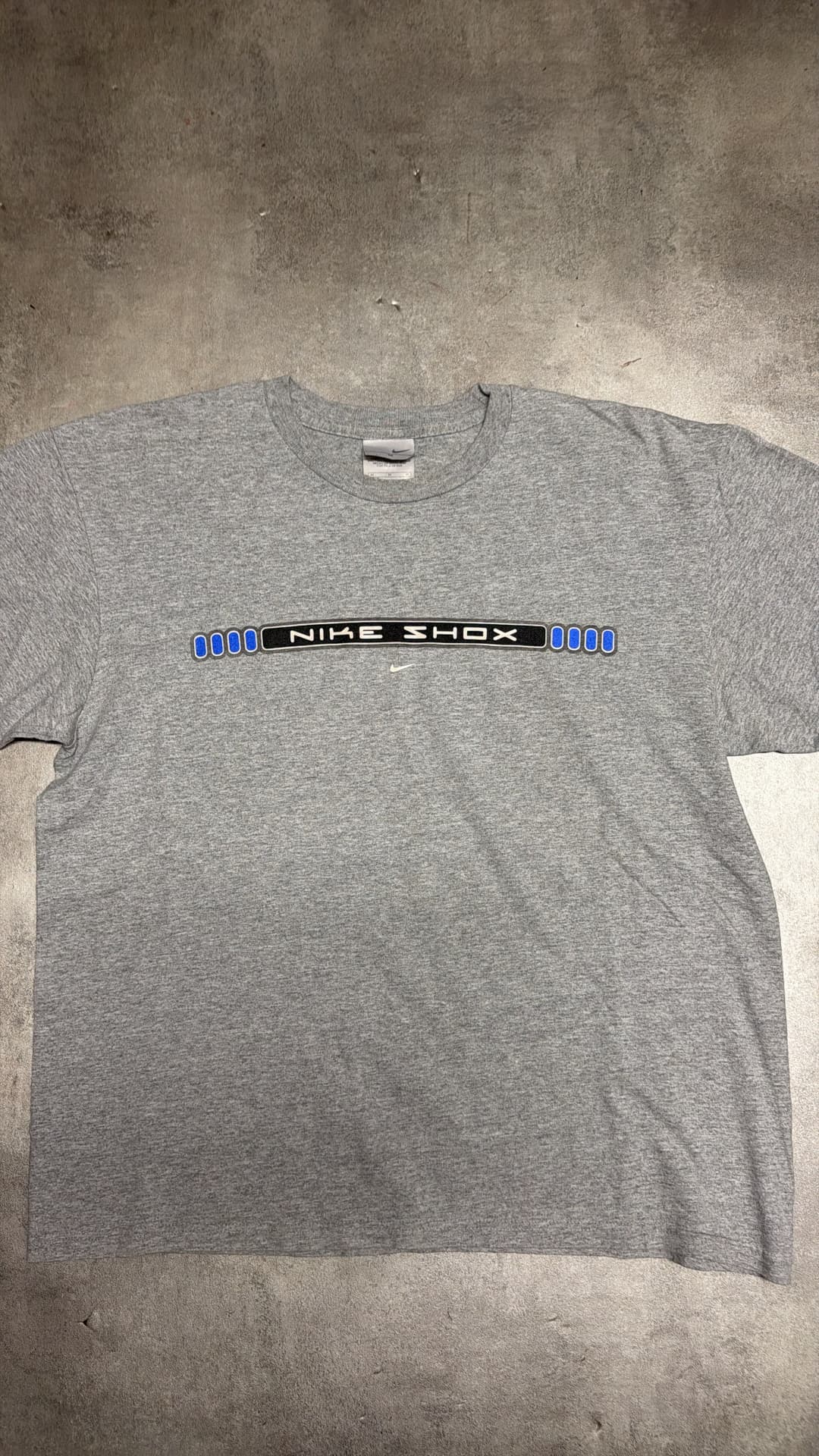 Nike Shox T-Shirt Grey/Blue — 2