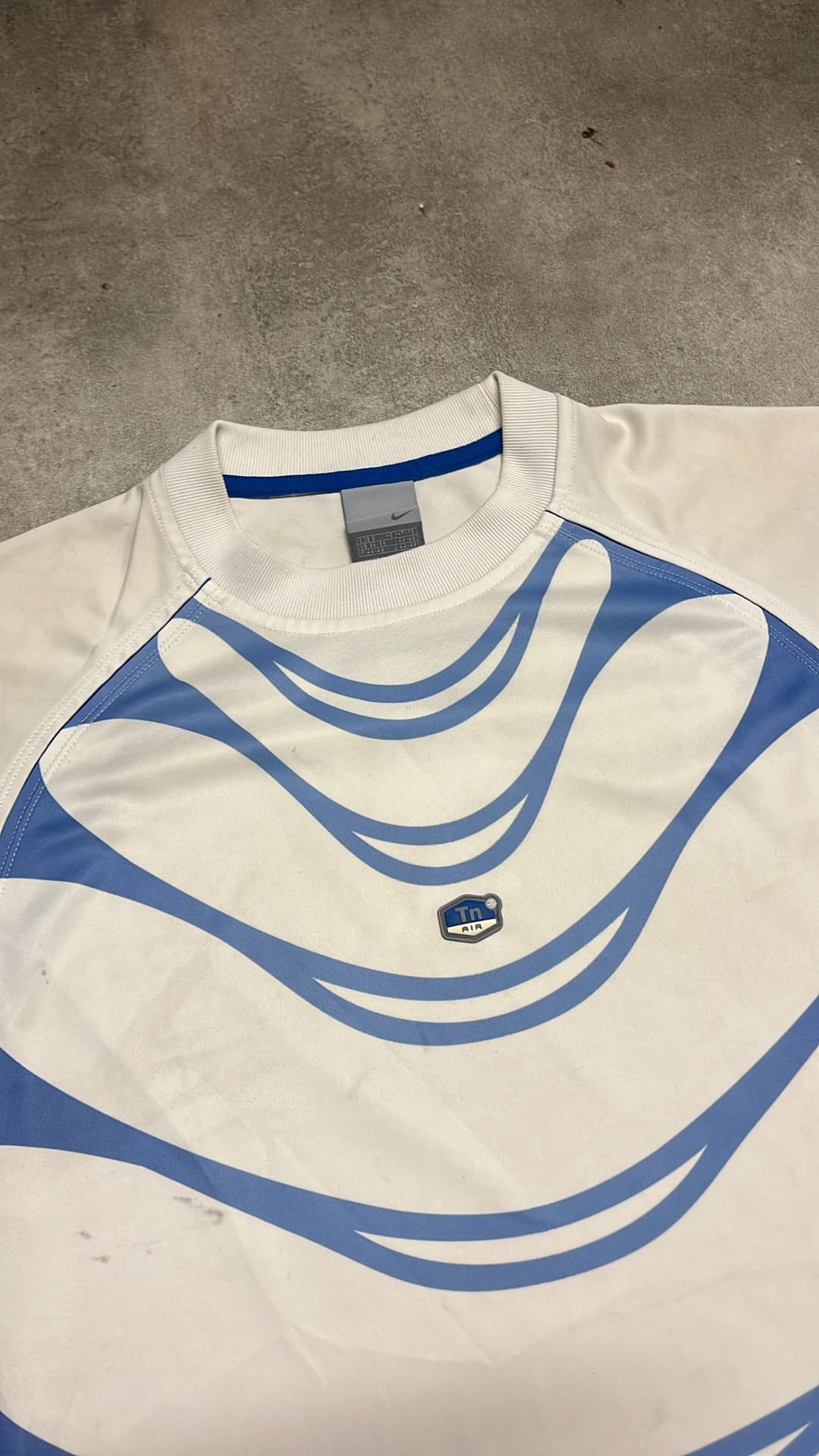 Nike Tn T-Shirt White/Blue — 3