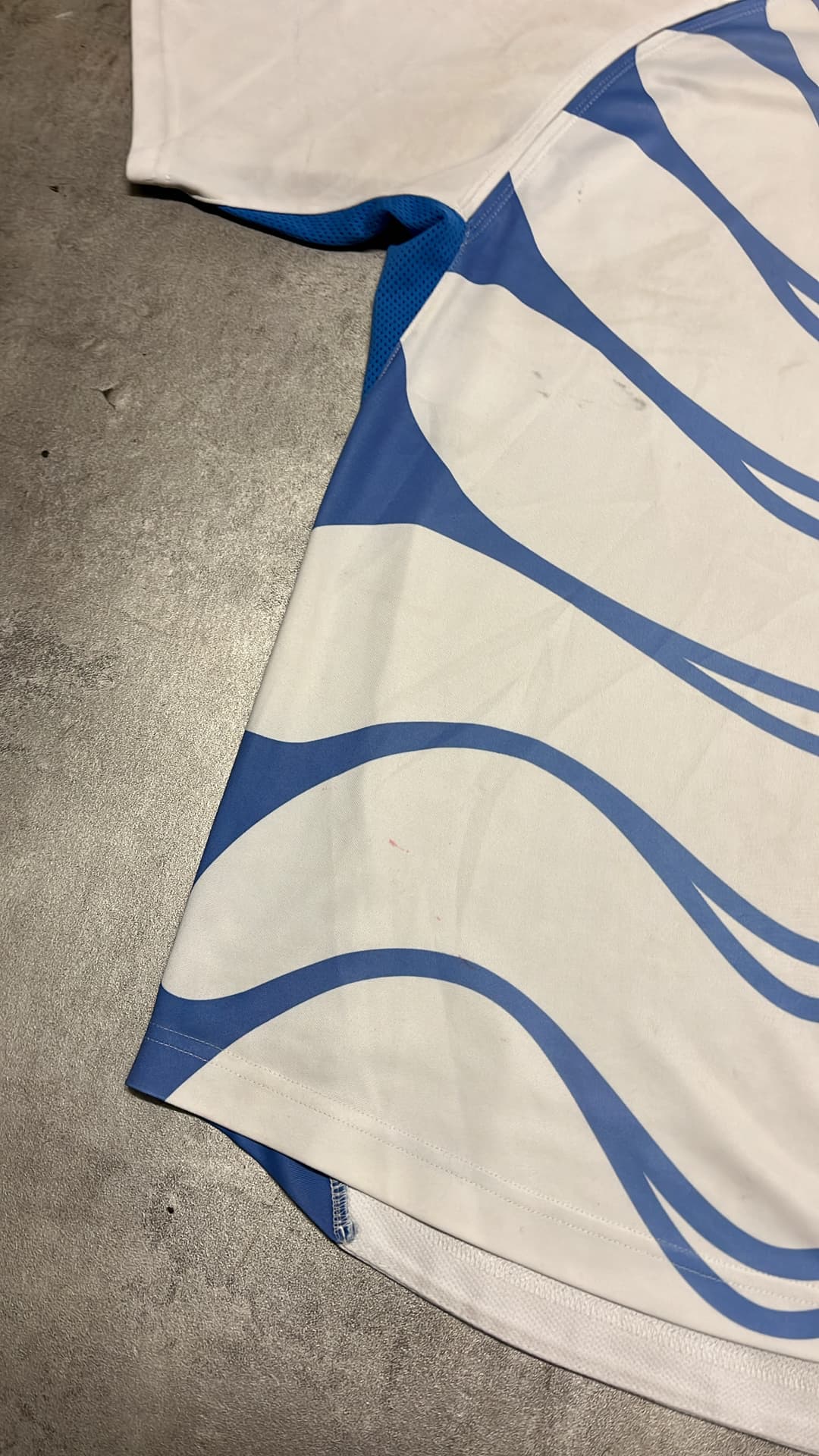 Nike Tn T-Shirt White/Blue — 4
