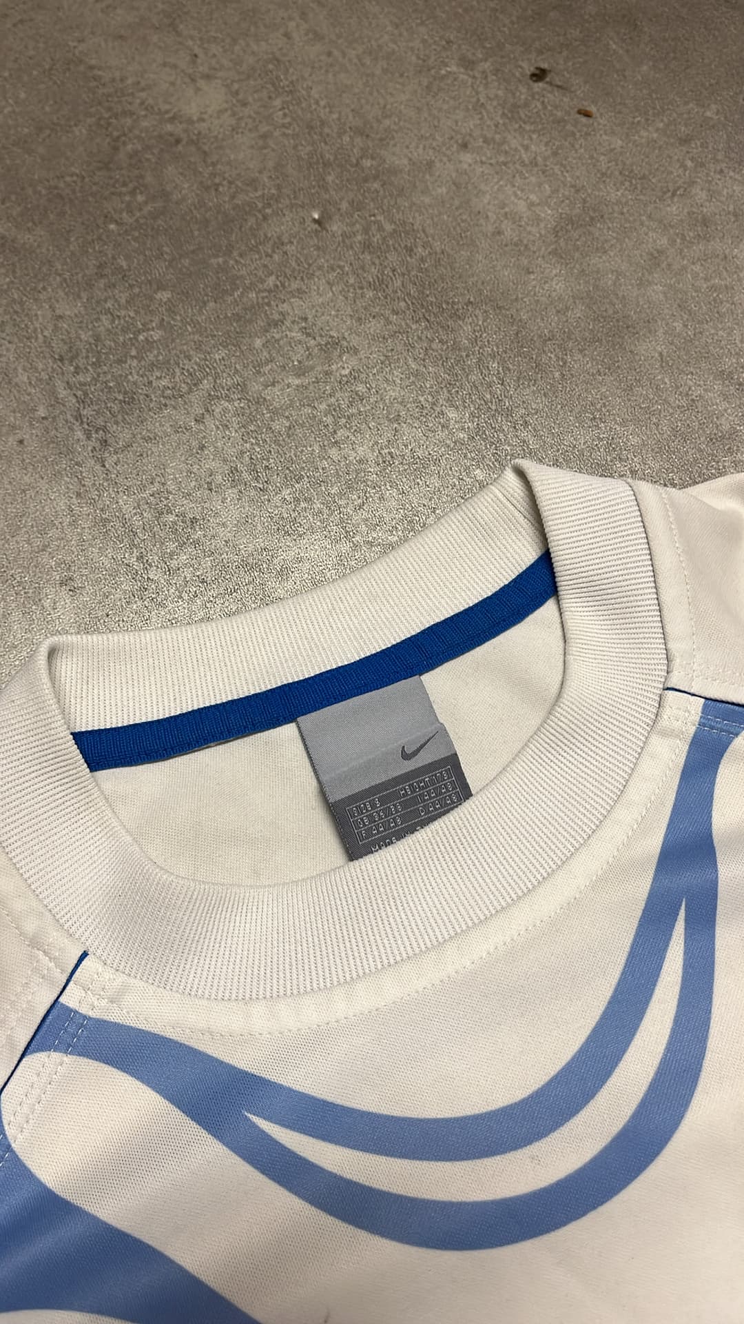 Nike Tn T-Shirt White/Blue — 7